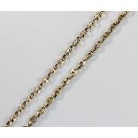 A 9ct gold chain necklace 23.5g length 72cm