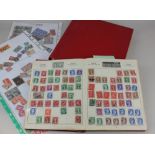 Two albums of British and international stamps, some loose, to include penny reds (a/f)