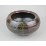 Mick Casson (1925-2003), a glazed stoneware bowl, impressed seal mark to base 10cm high (ARR)