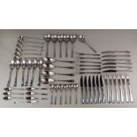 Robert Welch (1929-2000), an RW Alveston pattern stainless steel sixty piece canteen, used