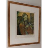 A signed print after Percy Wyndham Lewis (1882-1957), 'Froanna - Portrait of the Artist's Wife',