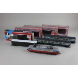Lima model railway, a GWR locomotive 4589, boxed, and a Renfe 7672 locomotive, together with six