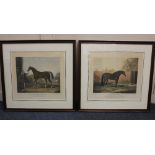 After George Stubbs, The Godolphin Barb, colour print, 36cm by 41cm, together with a colour print