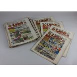 A large of collection of Lion, Eagle and Children's Newspaper comics, most 1950s