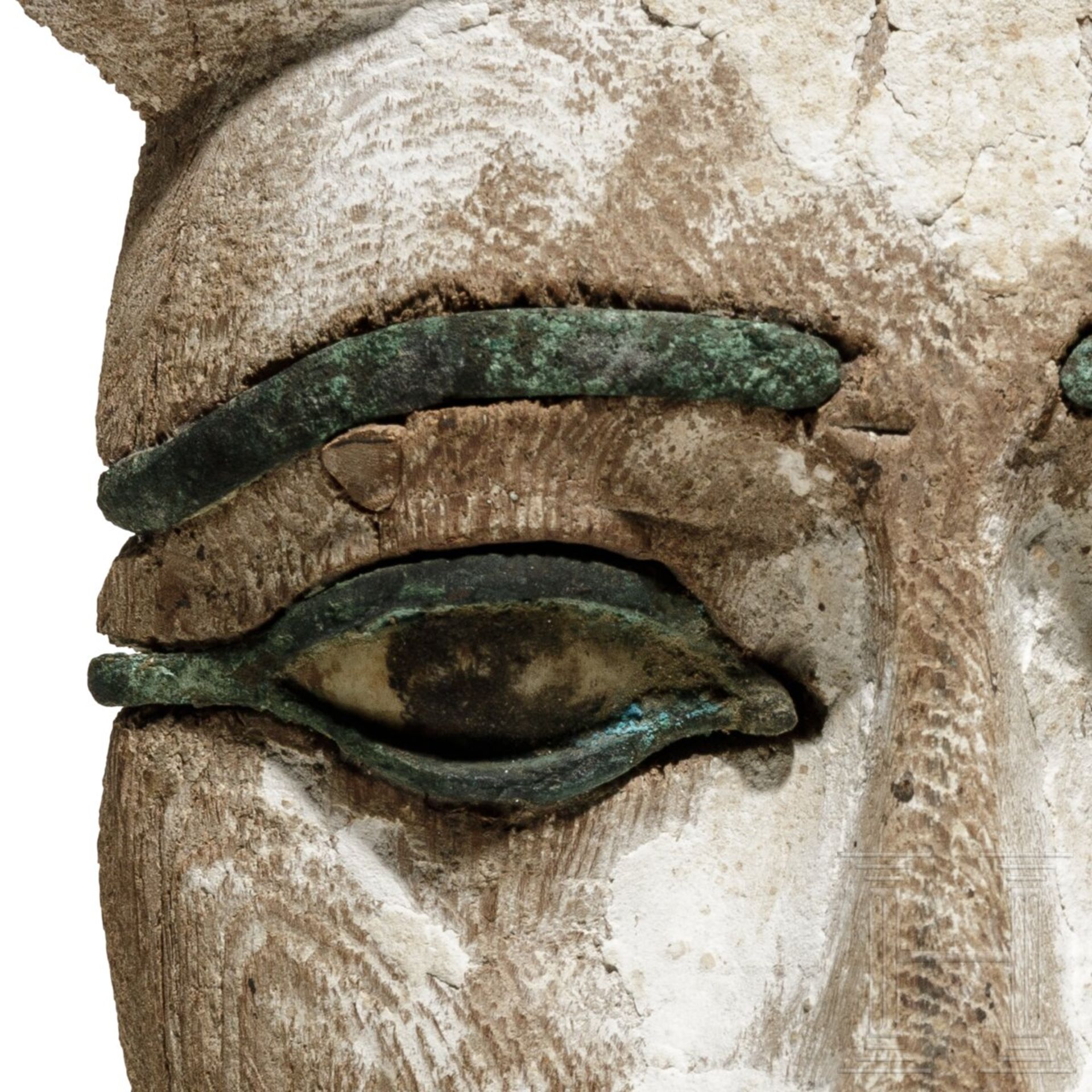 Eindrucksvolle Mumienmaske einer Dame, Ägypten, 2. Hälfte 2. Jtsd. v. Chr. - Bild 4 aus 4
