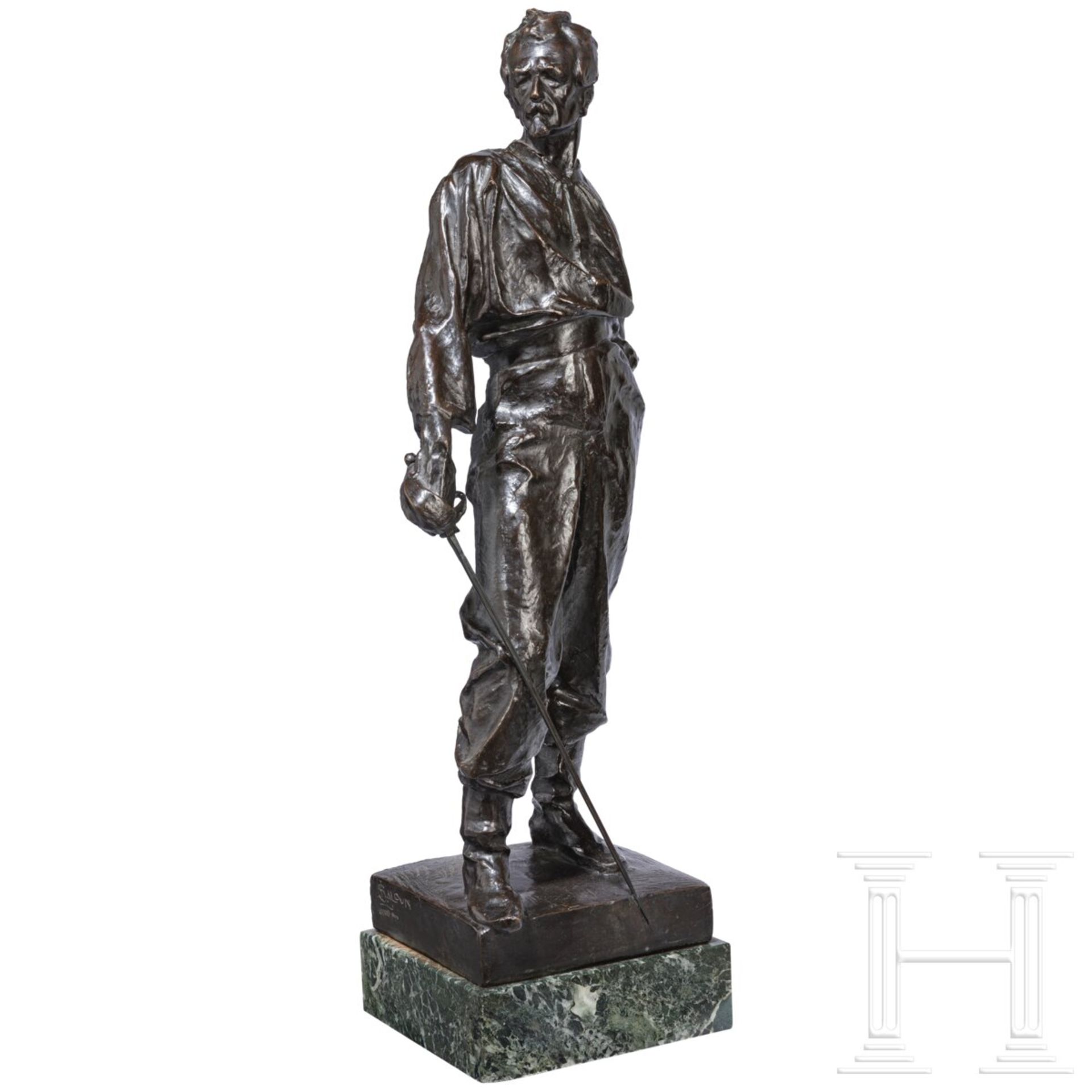 Ladislav Saloun (1870 - 1946) - Bronze des Miroslav Tyrs, Prag, um 1909 - Bild 2 aus 6