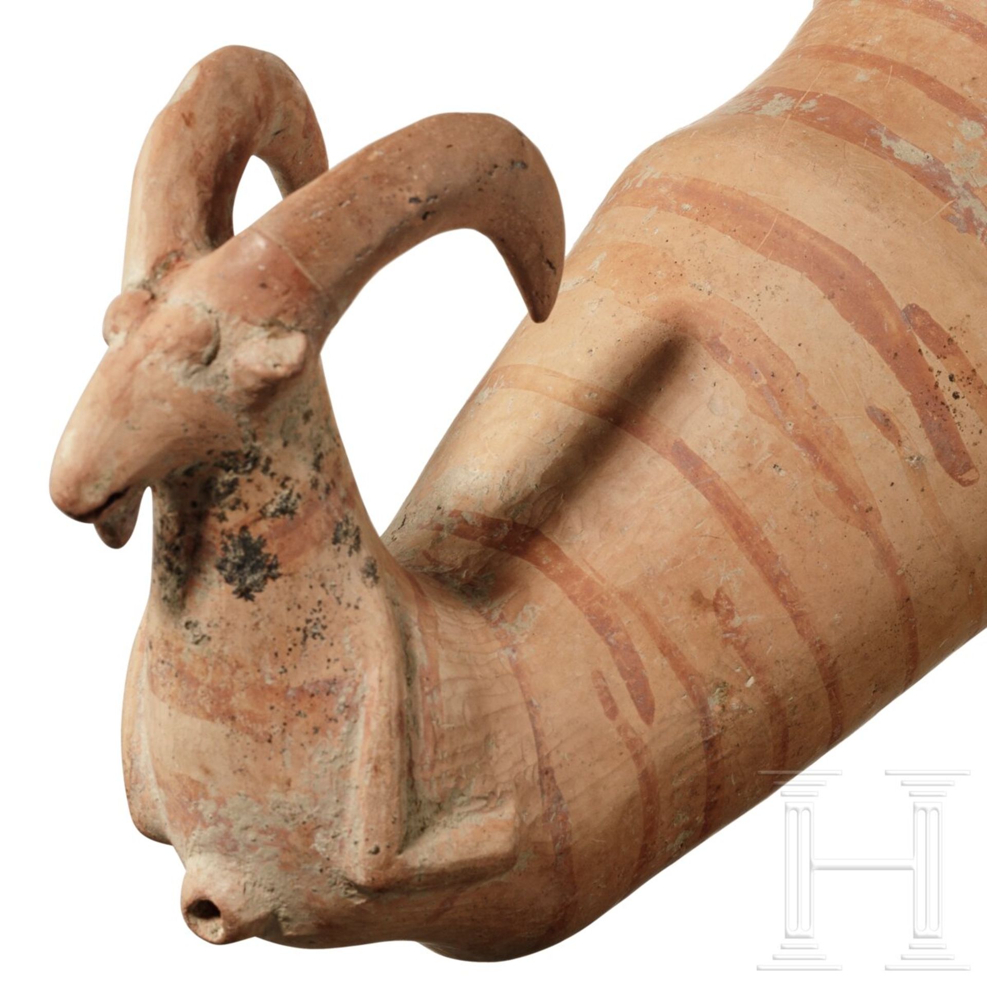 Eindrucksvolles Rhyton, achämenidisch, 5. - 4. Jhdt. v. Chr.  - Bild 4 aus 4