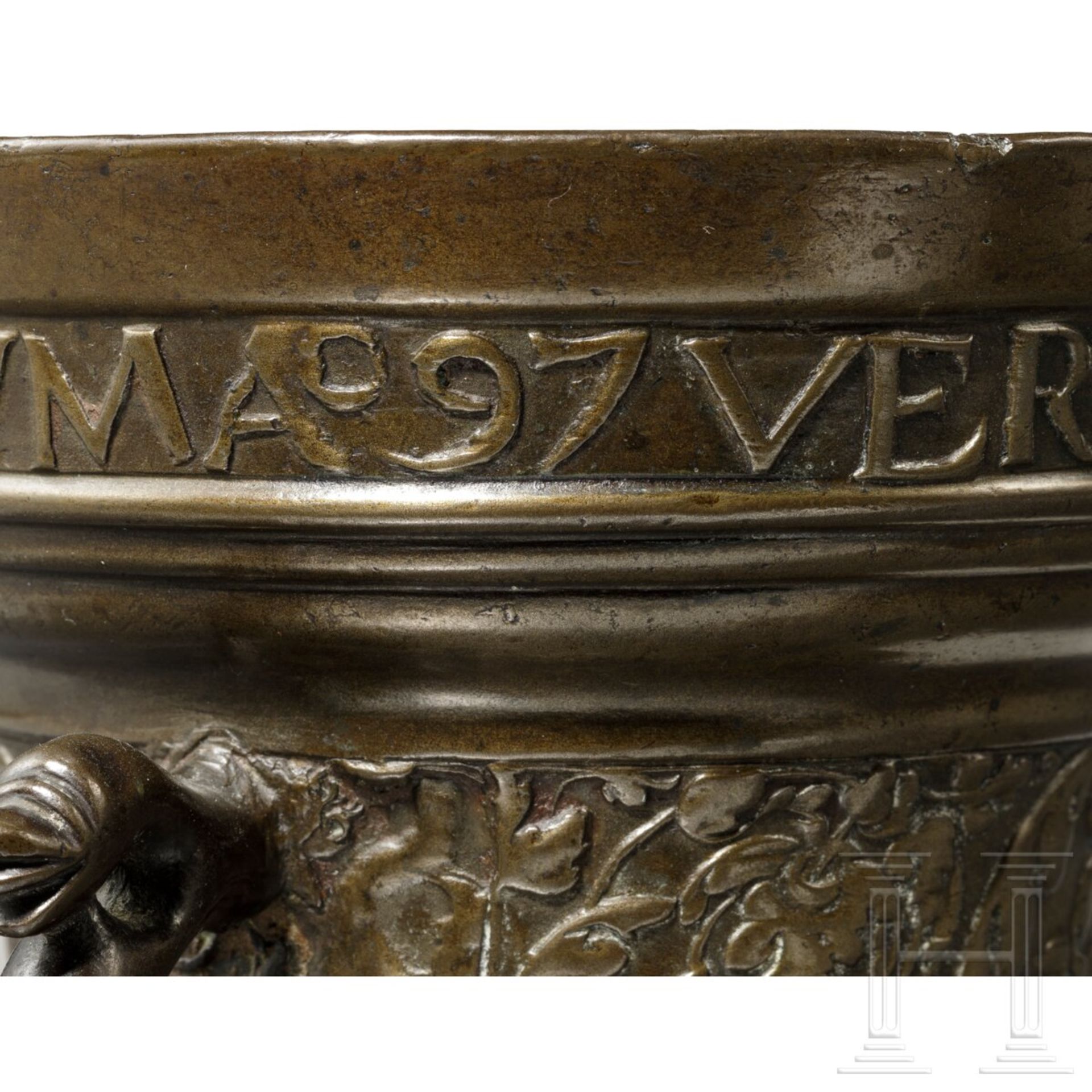 Bronze-Mörser, Mechlen, Willem Wegewart der Ältere, 1597 - Image 5 of 5