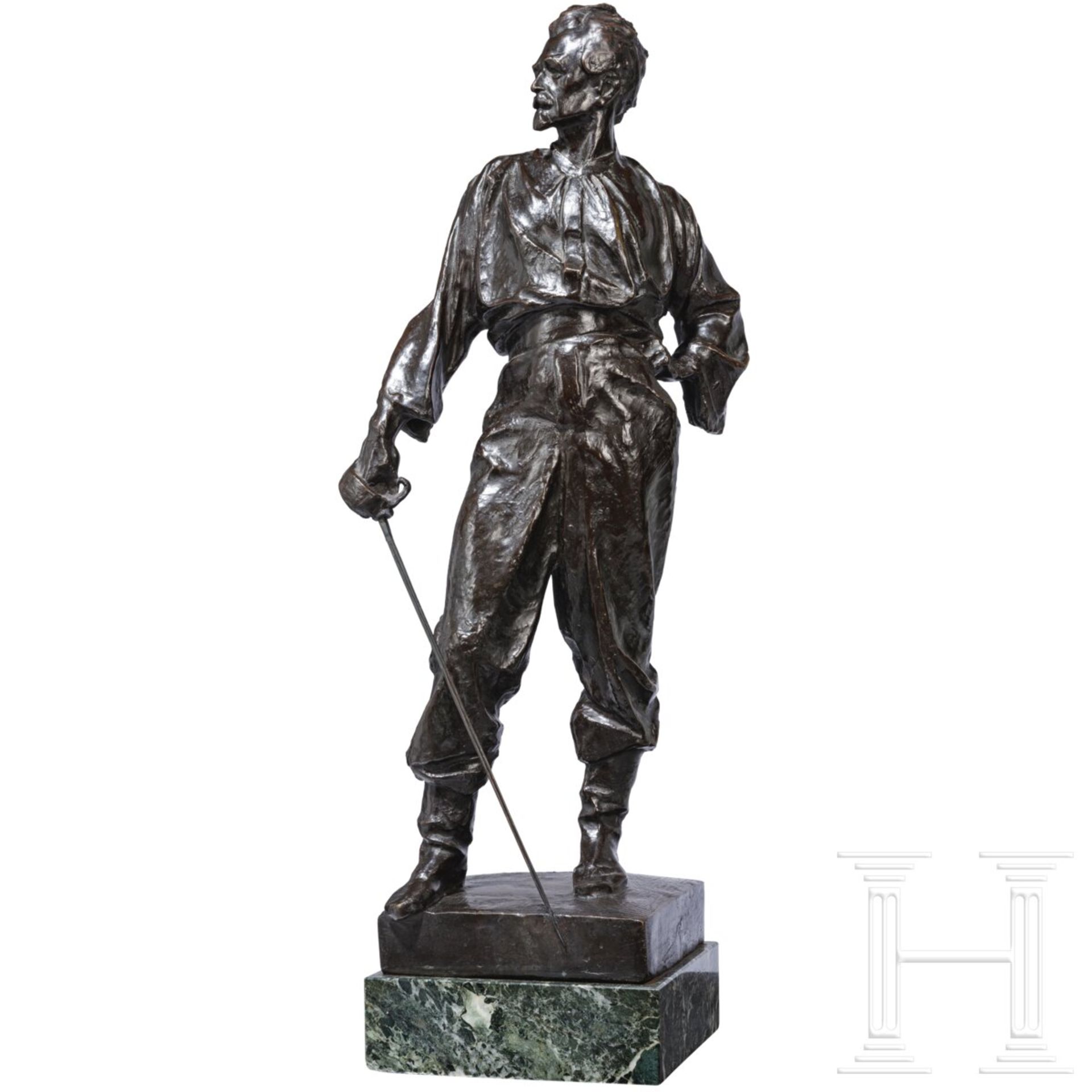 Ladislav Saloun (1870 - 1946) - Bronze des Miroslav Tyrs, Prag, um 1909