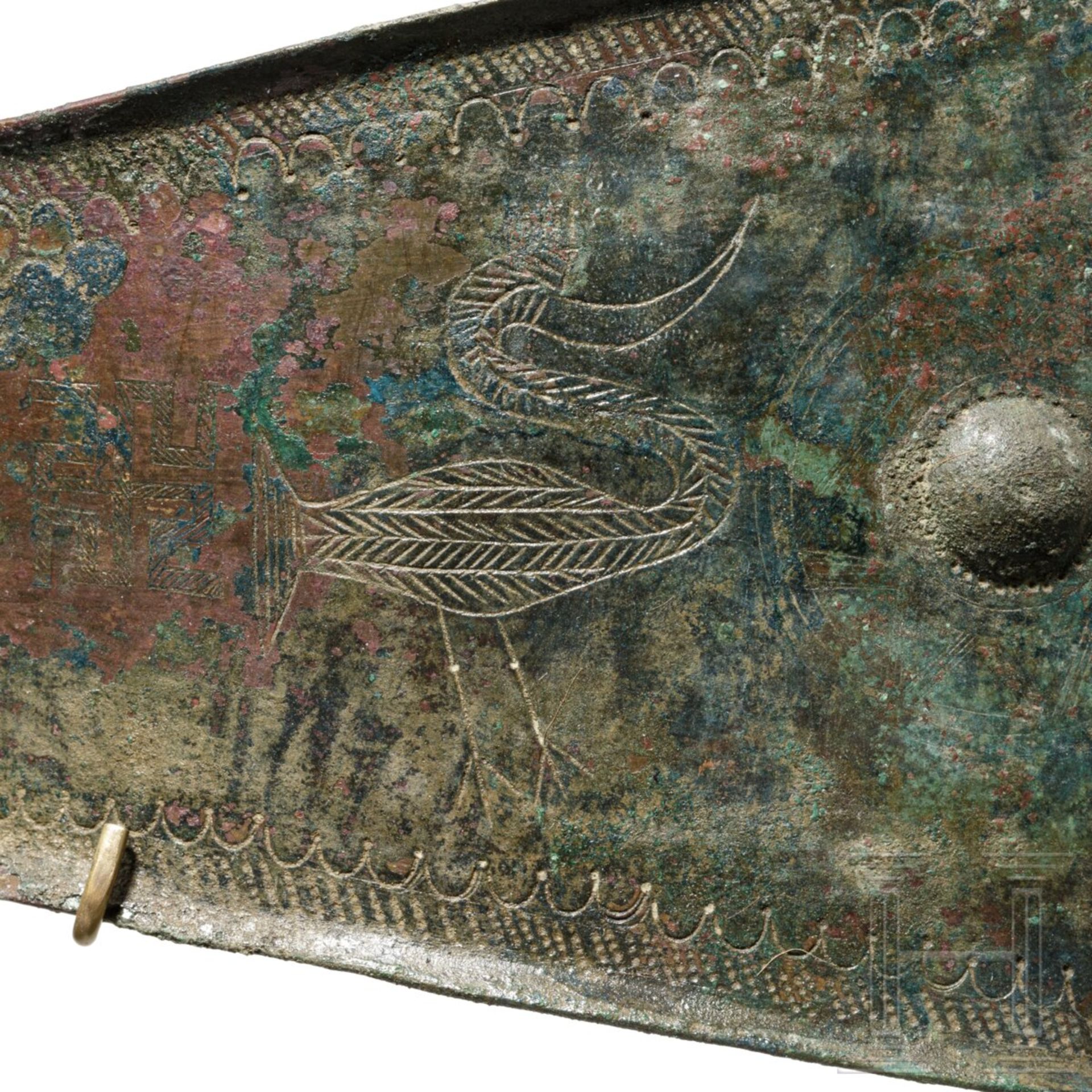 Villanova-Bronze-Gürtel mit Wasservögeln, 800 - 750 v. Chr. - Bild 2 aus 7