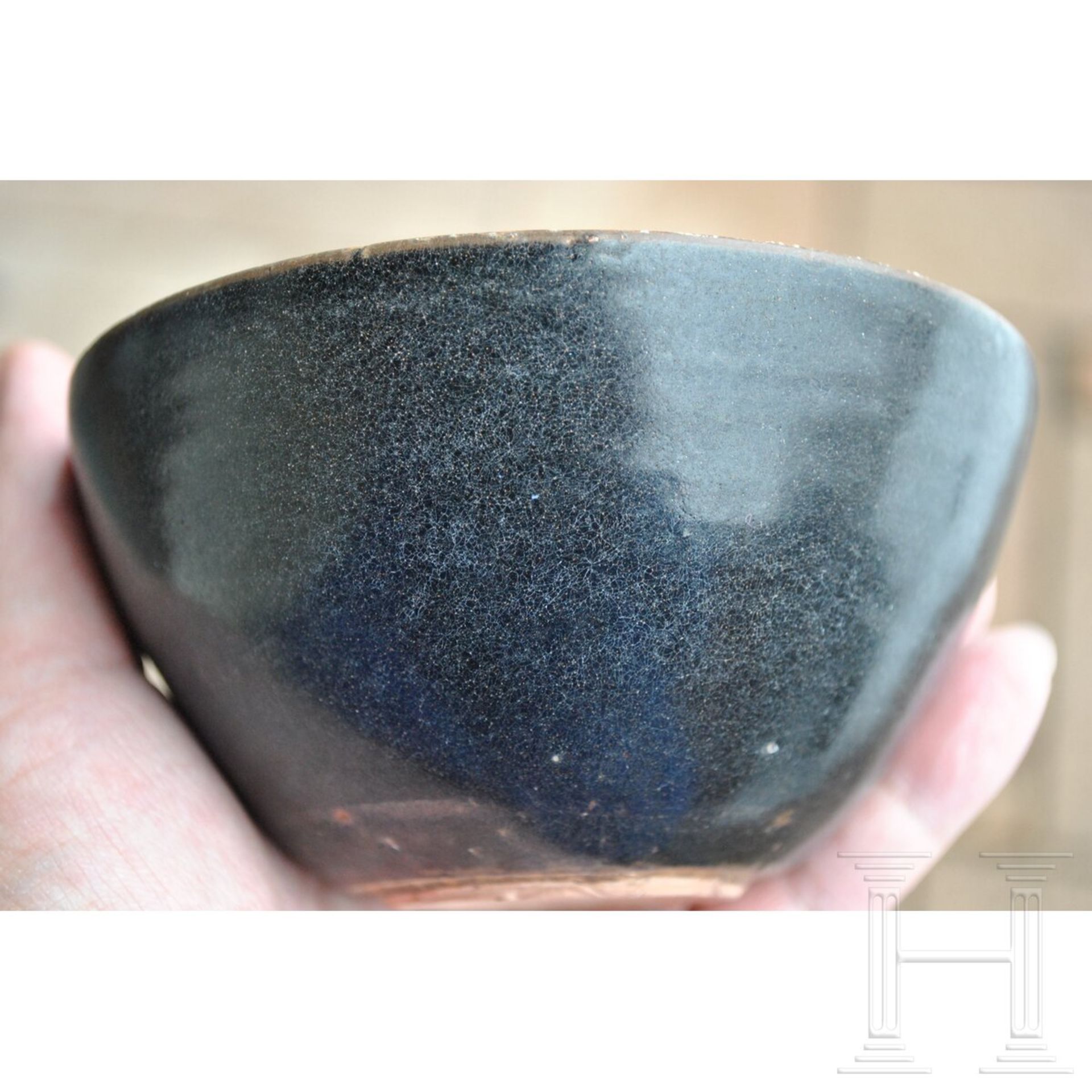 Jizhou-Teeschale, schwarz glasiert, südliche Song-Dynastie (12. - 13. Jhdt.) - Bild 15 aus 17