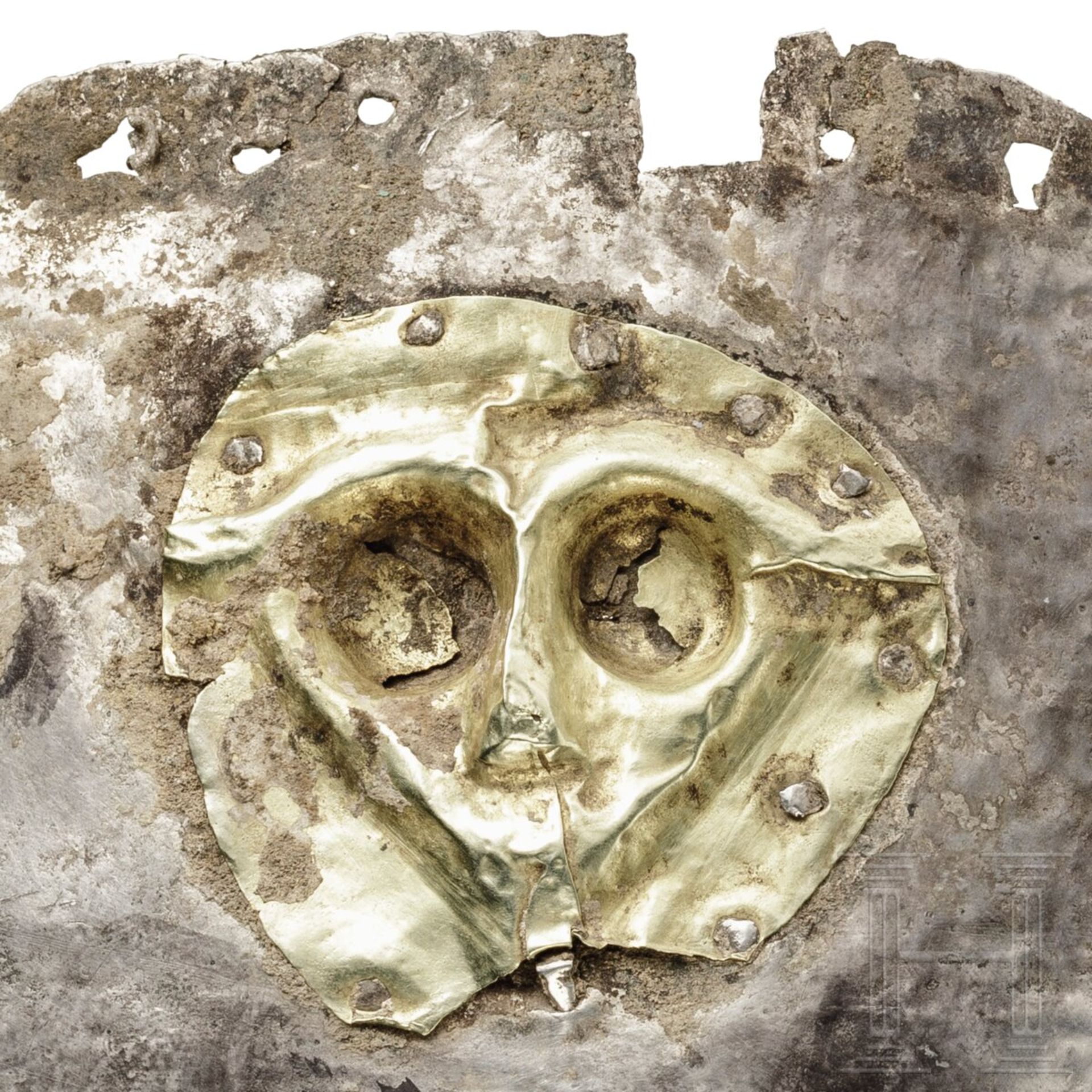 Stierkopfapplike, elamitisch, 3. - 2. Jtsd. v. Chr.  - Bild 4 aus 4