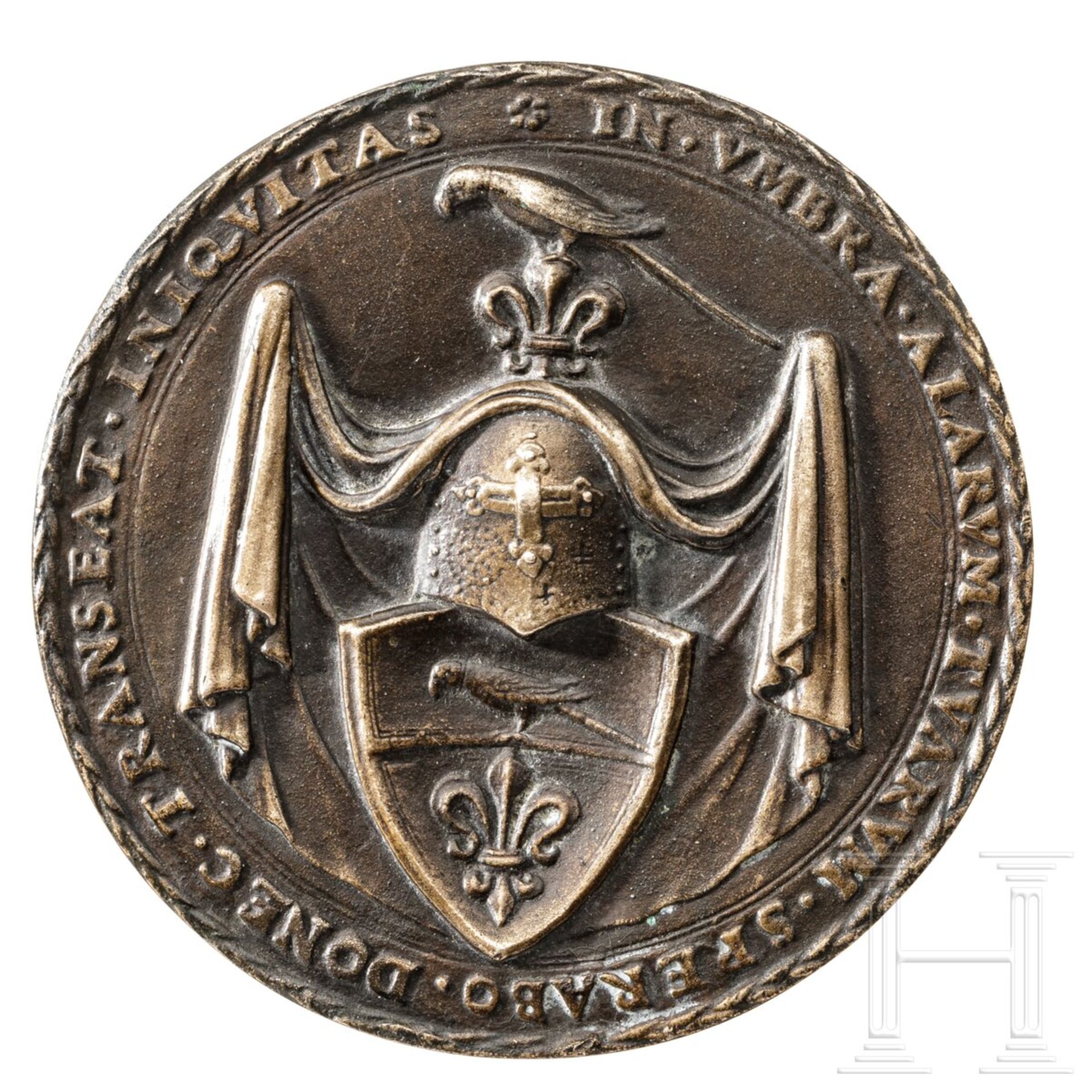 Bronze-Medaille mit Hieronymus Baumgartner (1498 - 1565), Joachim Deschler, datiert 1553 - Bild 2 aus 5