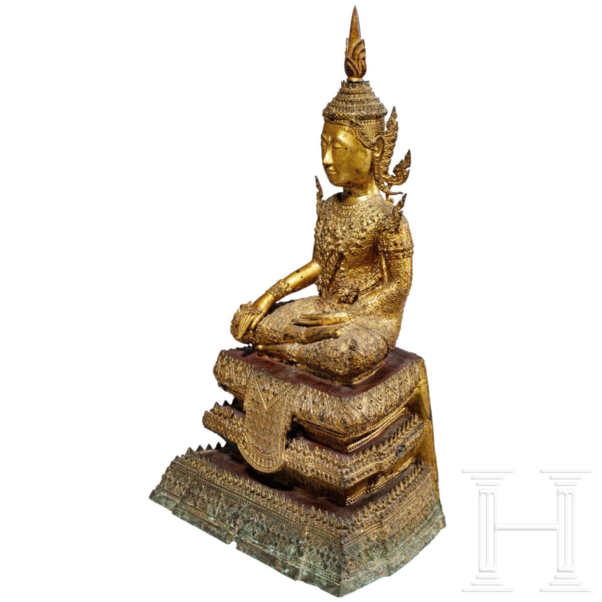 Rattanakosin-Buddha, Thailand, 19. Jhdt.  - Bild 4 aus 8