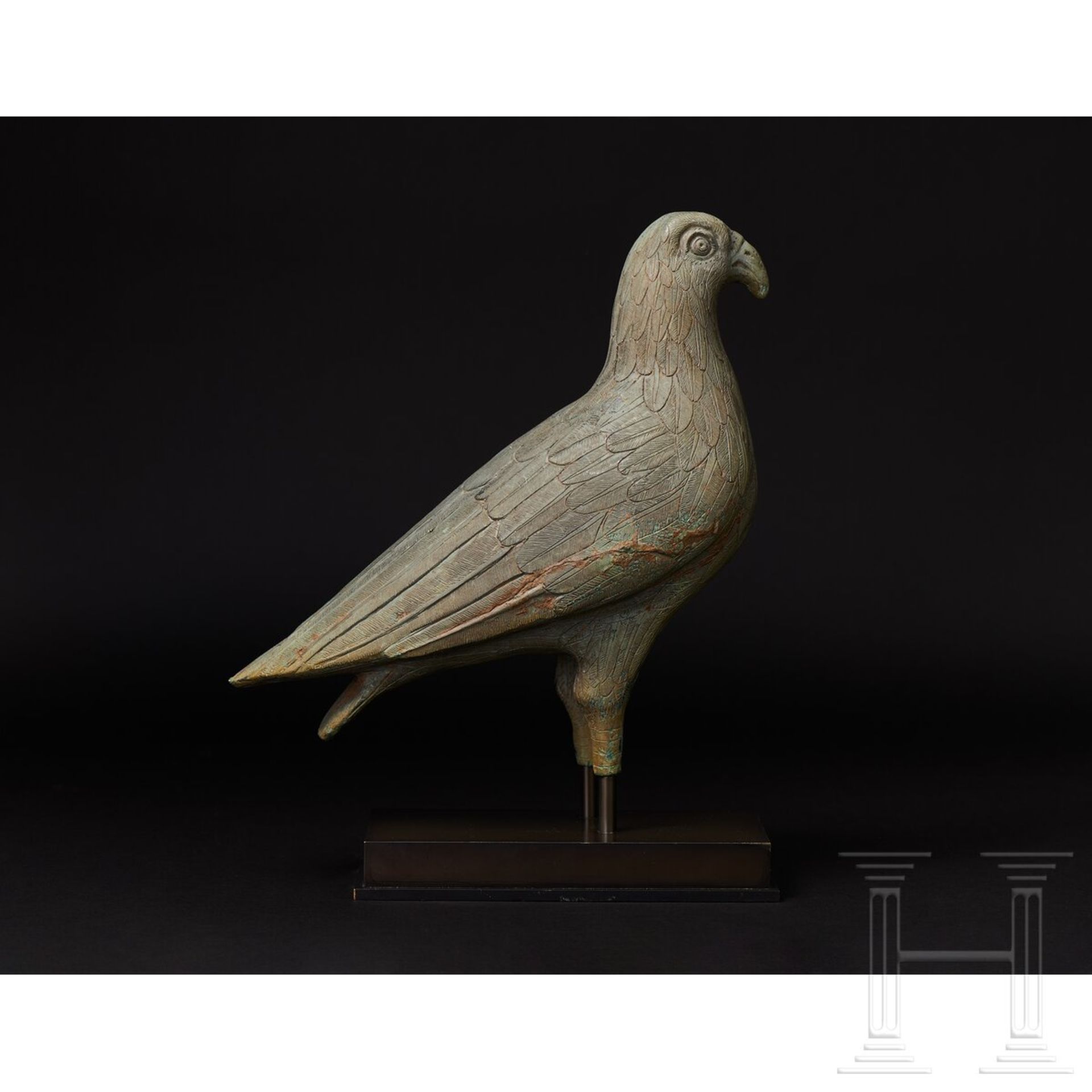 Bronzener Adler, griechisch, evtl. frühklassisch (frühes 5. Jhdt v. Chr.) oder späthellenistisch... - Bild 4 aus 18