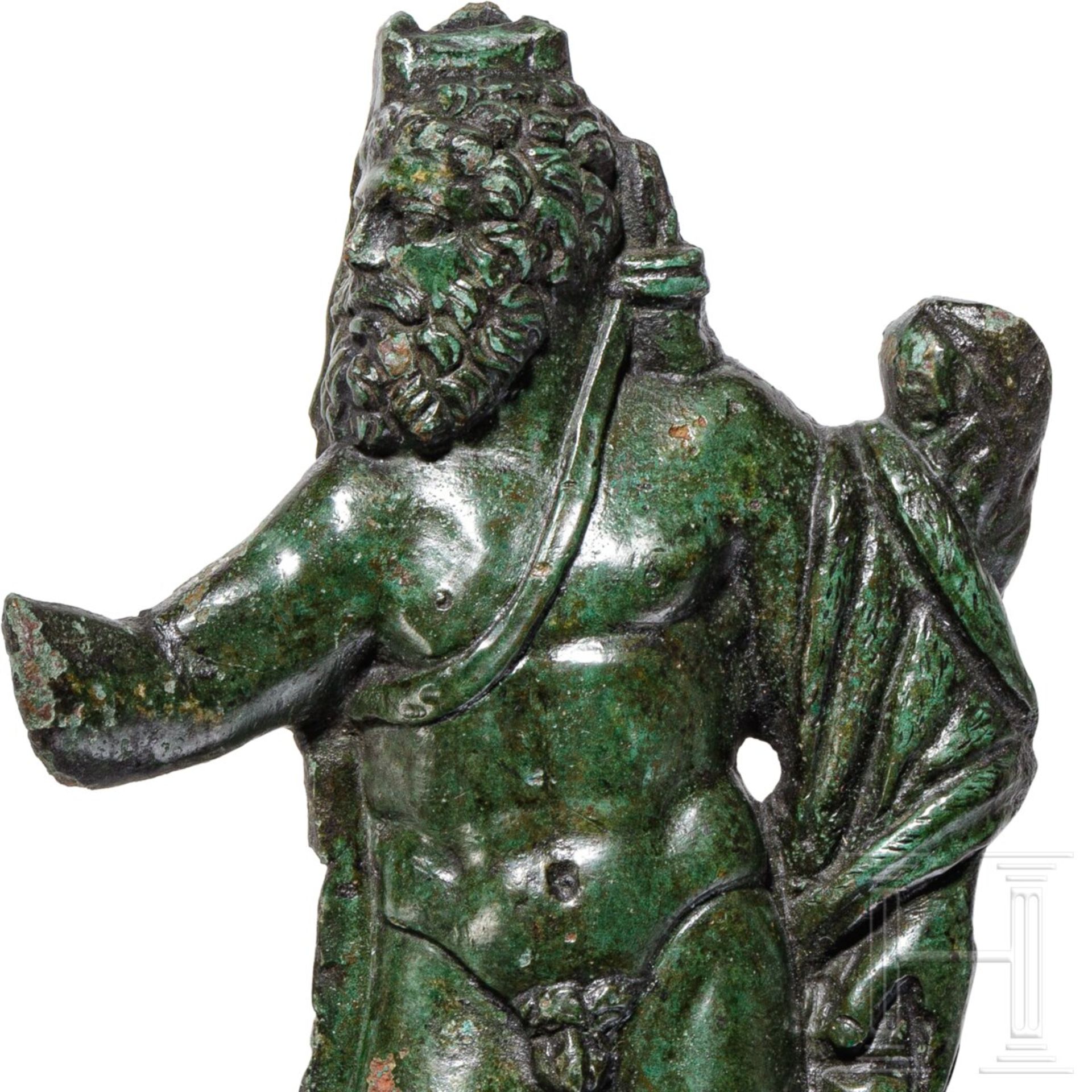 Bronzefigur des Herkules, römisch, 2. - 3. Jhdt. - Bild 4 aus 4