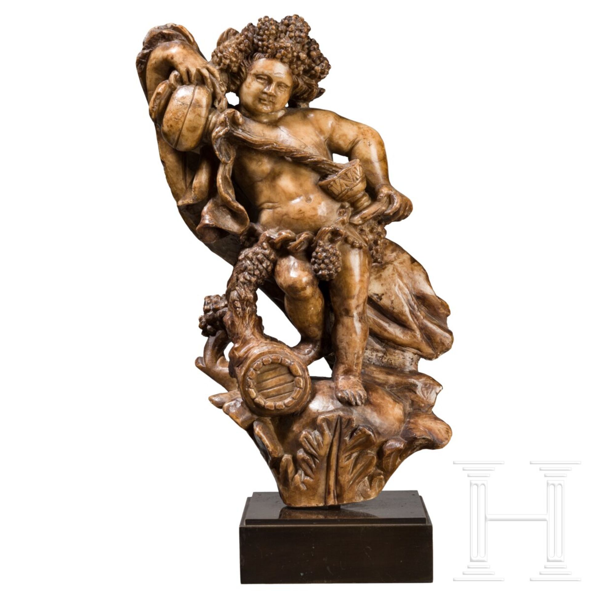 Außergewöhnliche Skulptur des Bacchus, Flandern/Mechelen, wohl 18. Jhdt. - Bild 2 aus 5