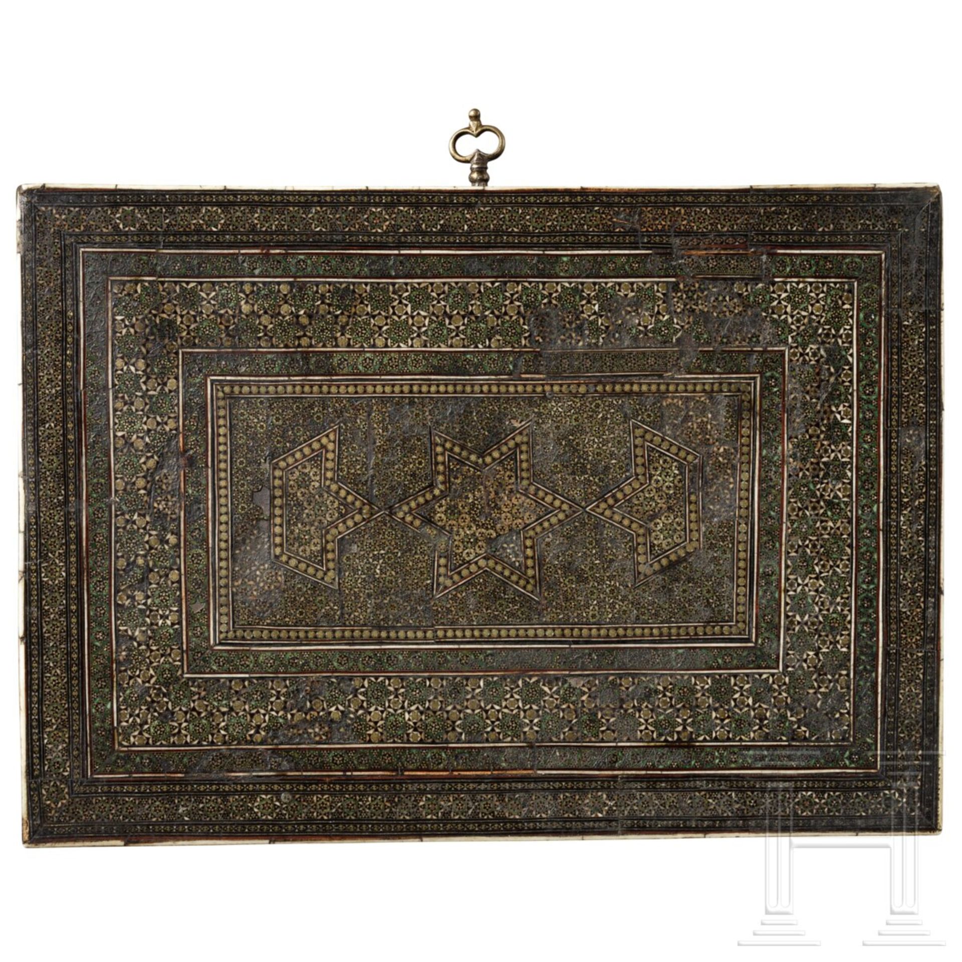 Kabinettkästchen mit reichem Shiras-Dekor, Persien, 1. Hälfte 19. Jhdt. - Image 4 of 5