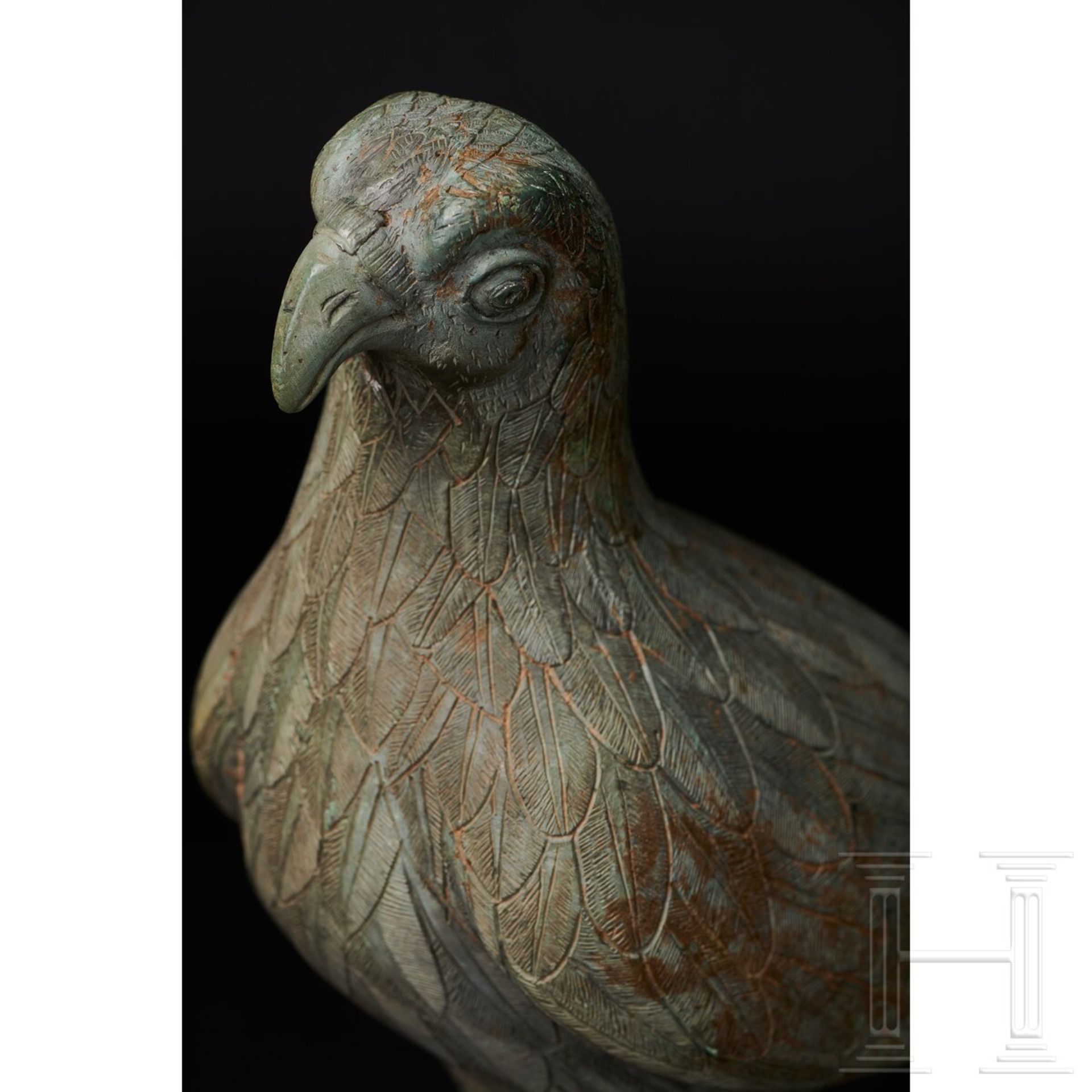 Bronzener Adler, griechisch, evtl. frühklassisch (frühes 5. Jhdt v. Chr.) oder späthellenistisch... - Bild 15 aus 18