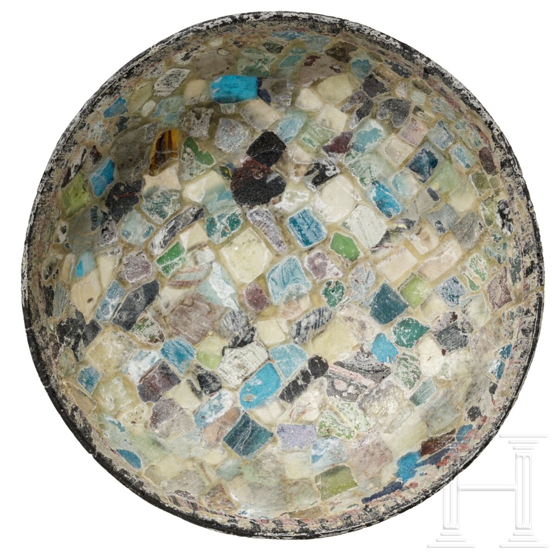 Mosaikglas-Schale, römisch, 1. Jhdt. v. Chr. - 1. Jhdt. n. Chr. - Bild 4 aus 5
