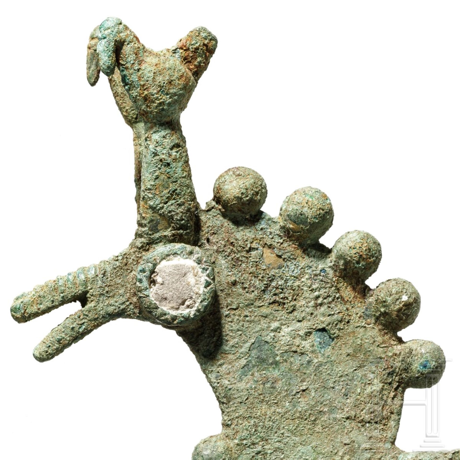 Bronzene Pferdefigur, Iran, 2. Jtsd. v. Chr.  - Bild 6 aus 6