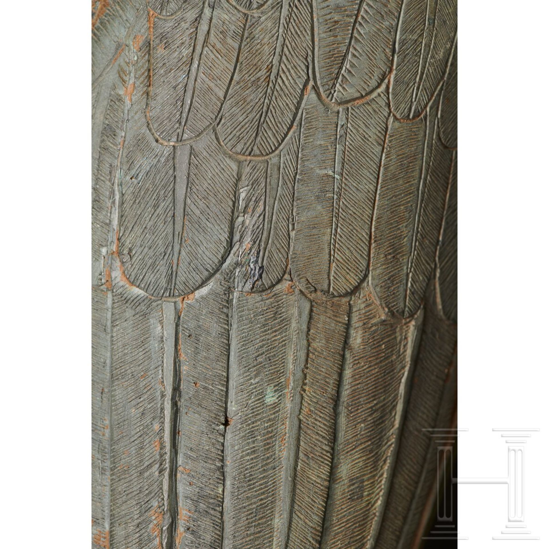 Bronzener Adler, griechisch, evtl. frühklassisch (frühes 5. Jhdt v. Chr.) oder späthellenistisch... - Bild 9 aus 18