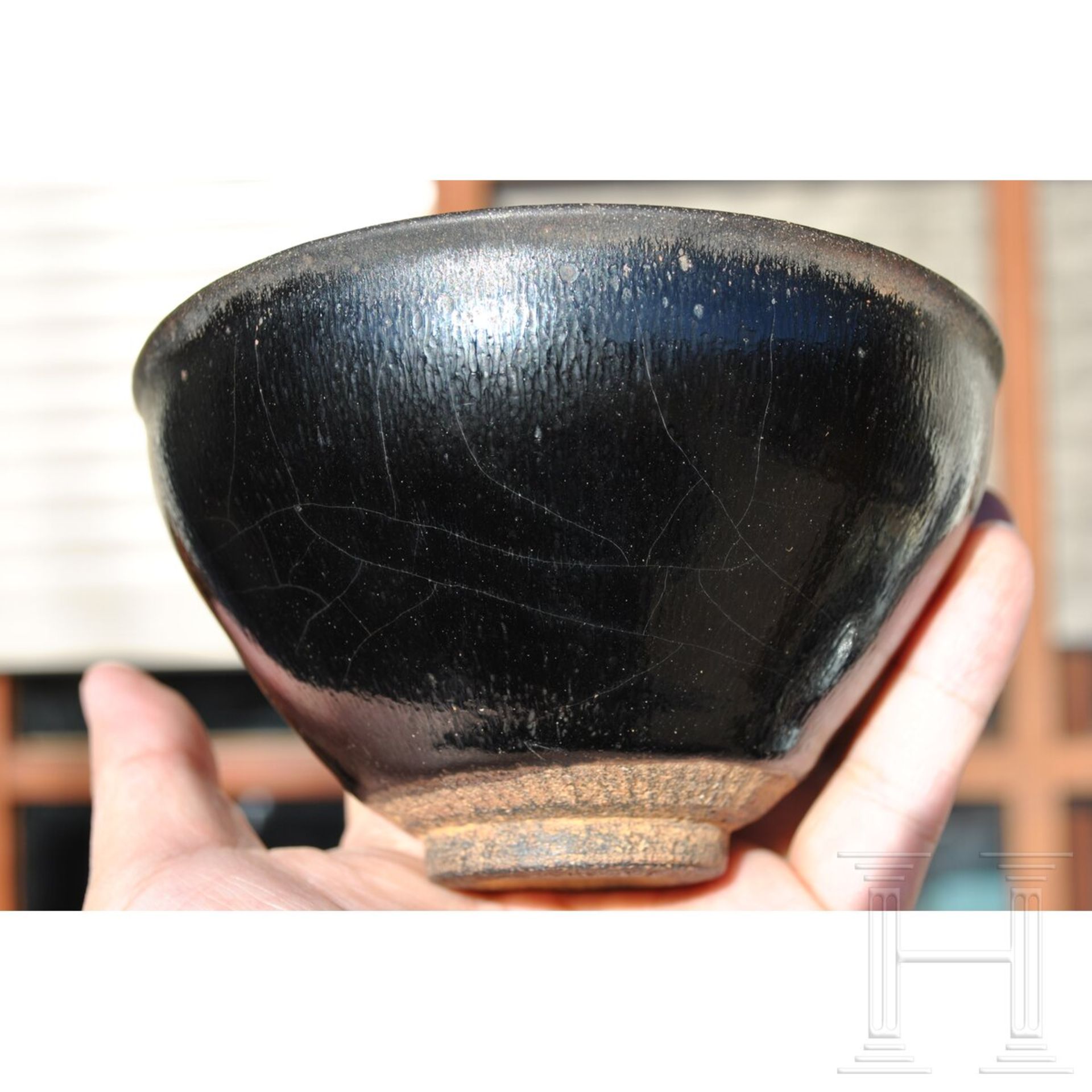 Jianyao-Teeschale mit Hasenfell-Glasur, Song-Dynastie (12. - 13. Jhdt.) - Bild 10 aus 12