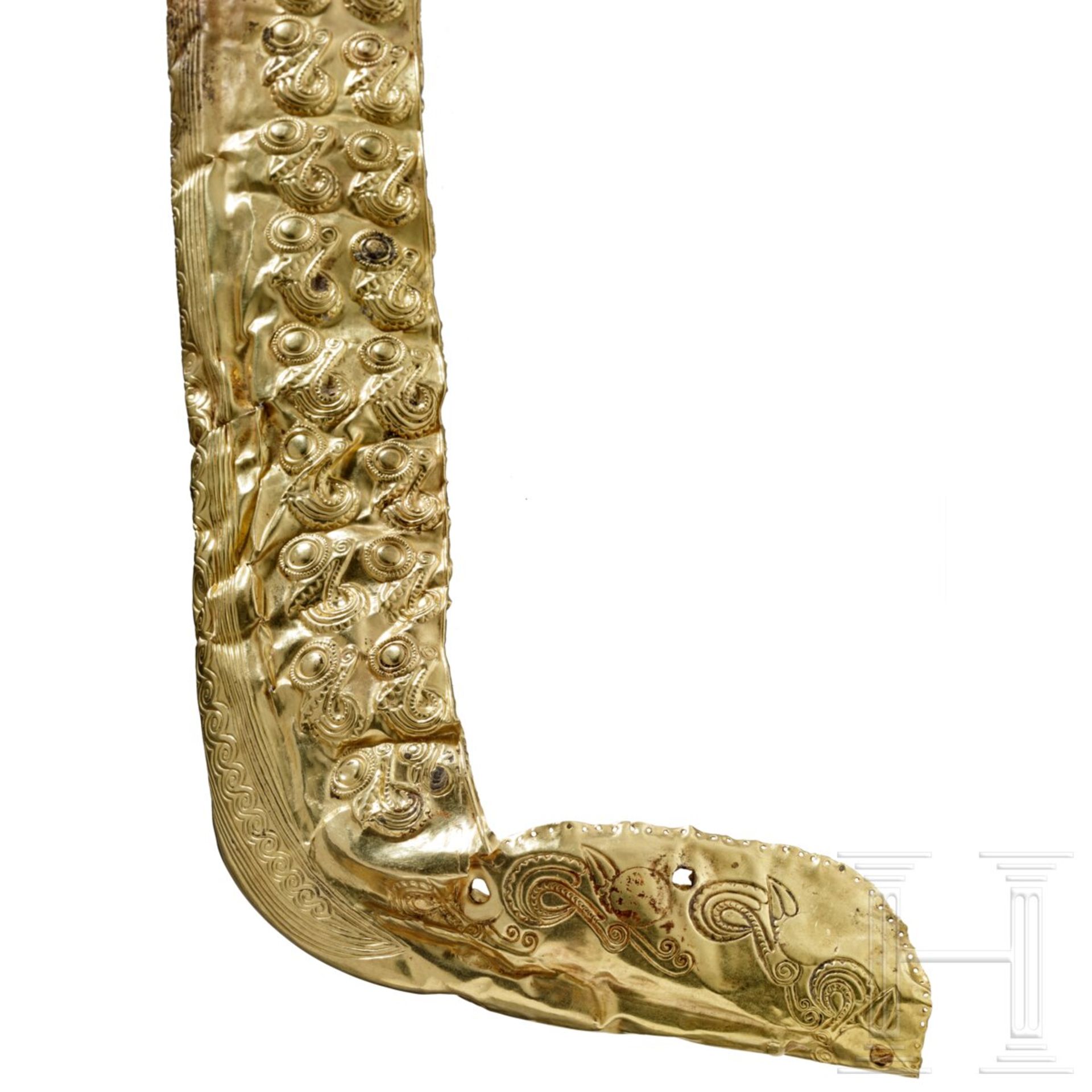 Goldener Köcherbeschlag aus der Zeit der Perserkriege, persisch-achämenidisch, um 500 v. Chr. - Image 6 of 6