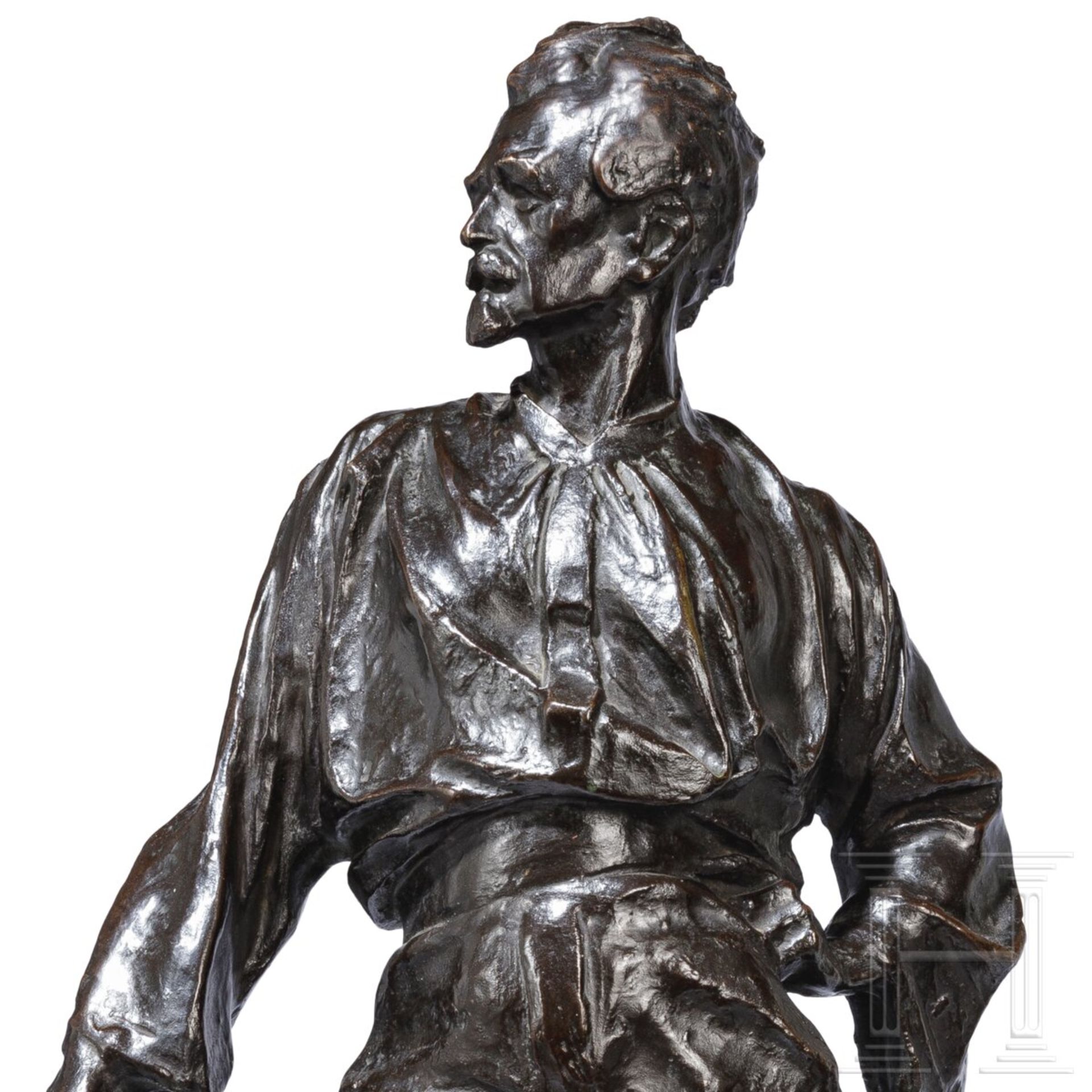 Ladislav Saloun (1870 - 1946) - Bronze des Miroslav Tyrs, Prag, um 1909 - Bild 6 aus 6