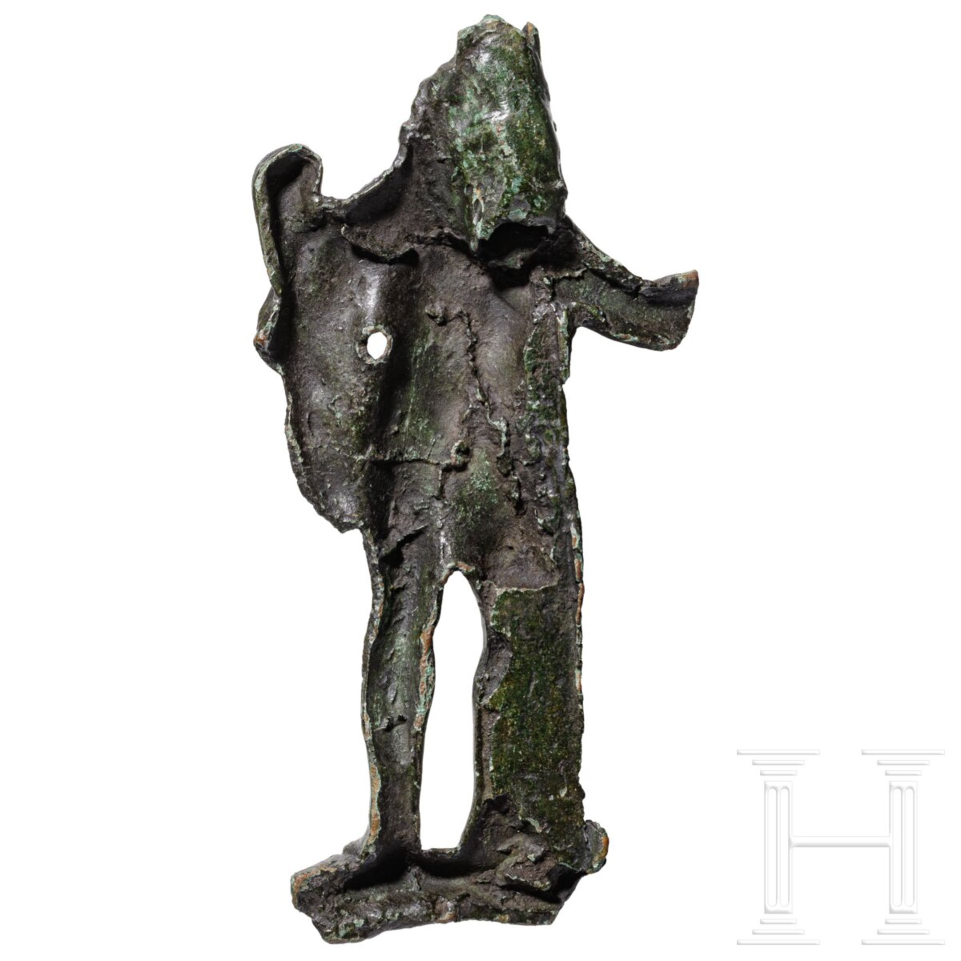Bronzefigur des Herkules, römisch, 2. - 3. Jhdt. - Bild 3 aus 4