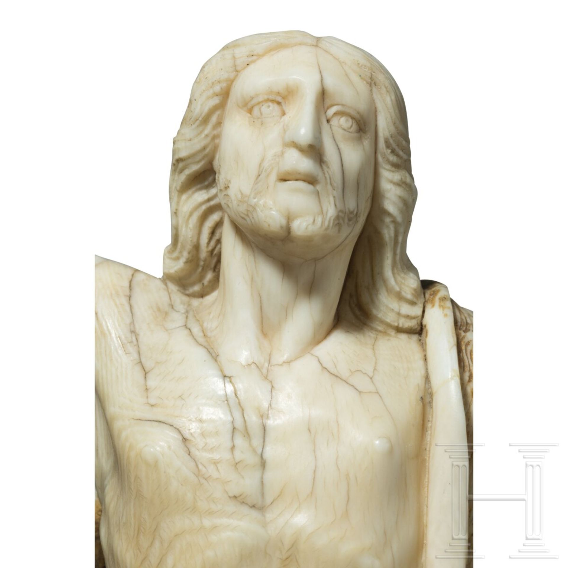 Christusfigur aus Elfenbein, 19. Jhdt. - Image 3 of 5