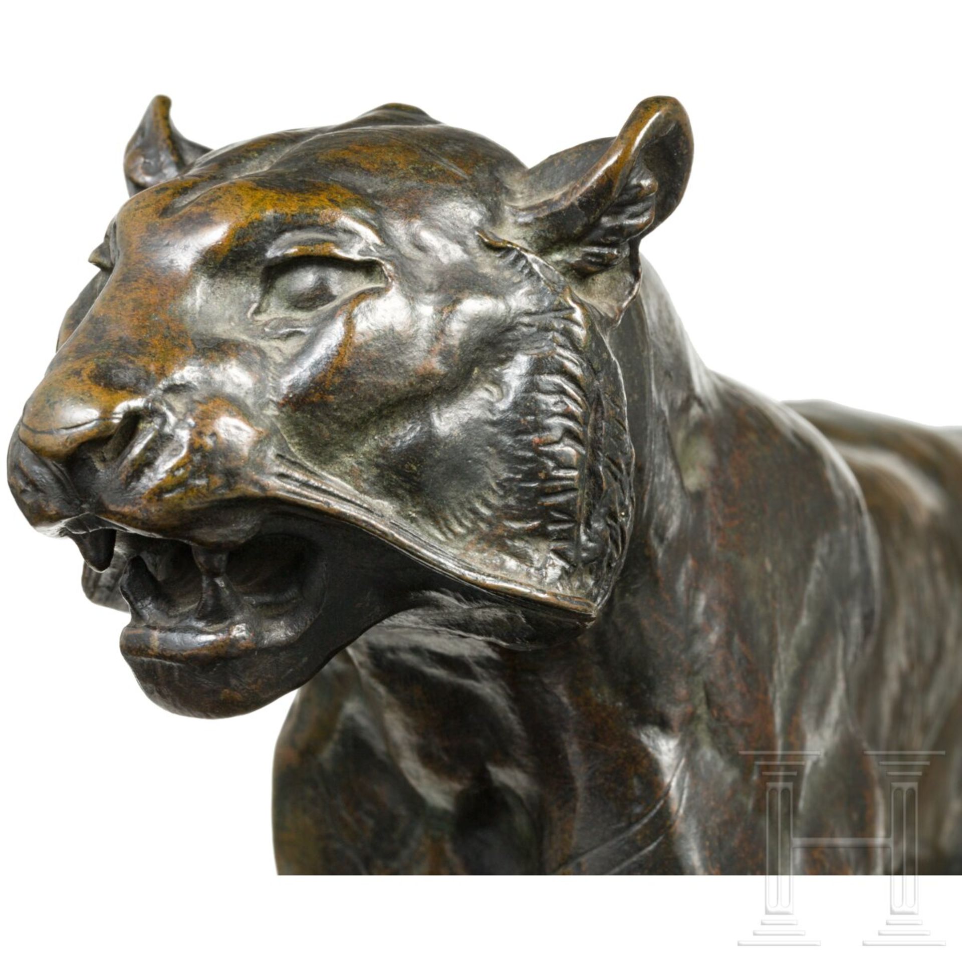 Antoine Barye - Schreitender Tiger, Paris, 19. Jhdt. - Image 3 of 8