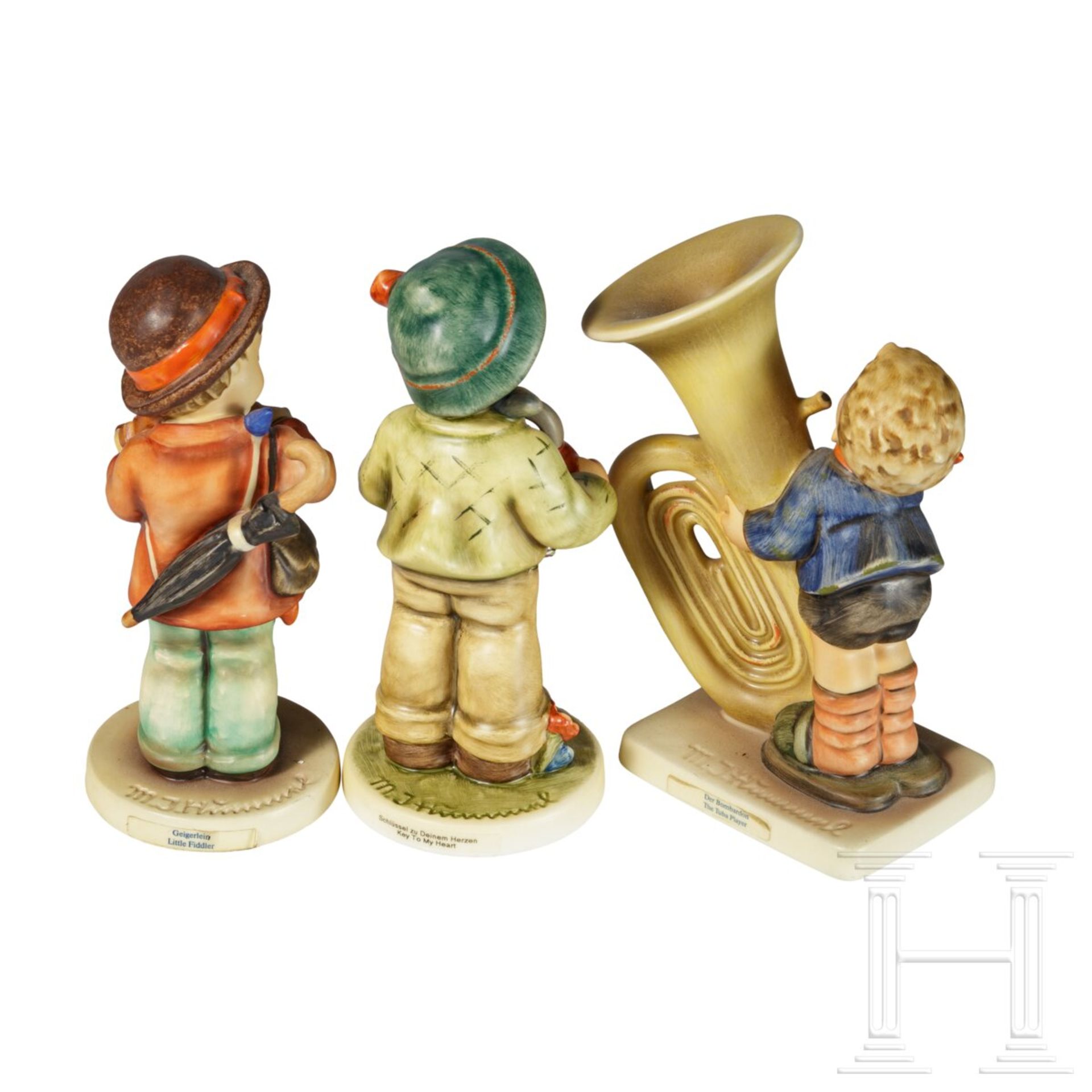 Acht Goebel-Figuren, mit der Jahresfigur "Sängerquartett" aus der Century-Collection-Serie von 1989  - Bild 6 aus 7