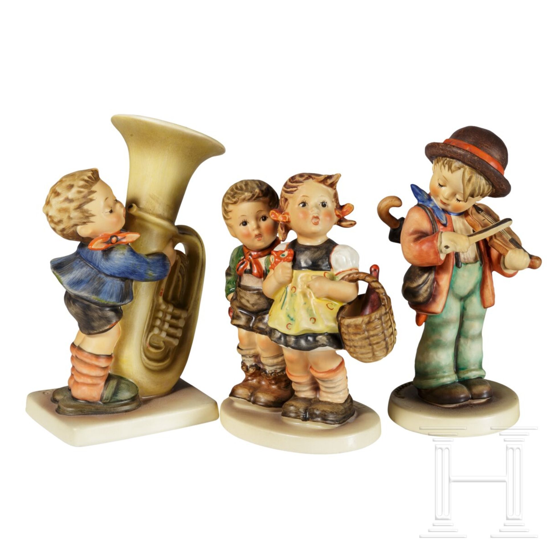 Acht Goebel-Figuren, mit der Jahresfigur "Sängerquartett" aus der Century-Collection-Serie von 1989  - Bild 4 aus 7