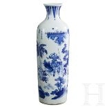 Große Vase mit Soldatenszene, China, wohl Kangxi-Periode (1661 - 1722), 17./18. Jhdt.