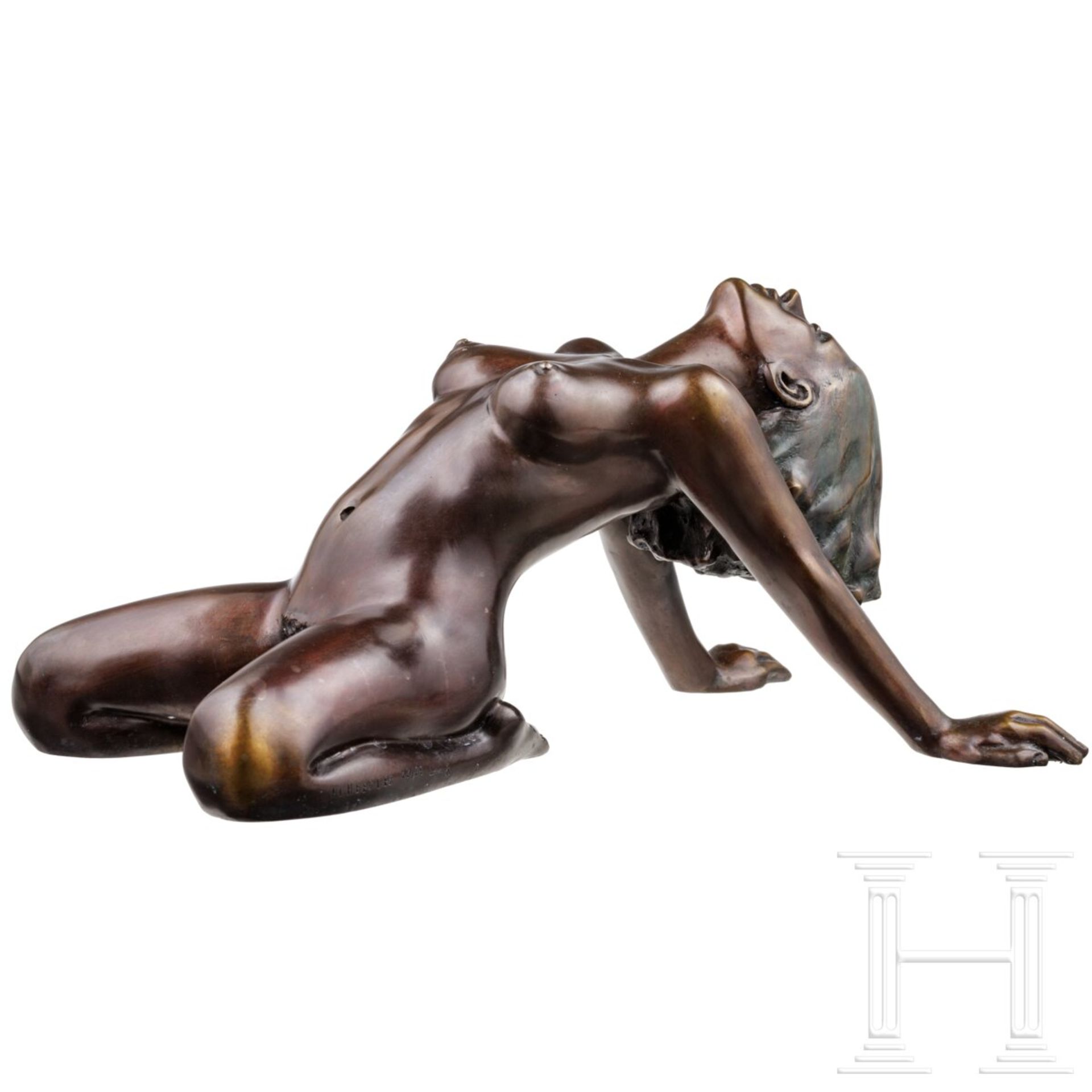 Peter Hohberger (geb. 1939) - "Aglaia", Akt in Bronze - Image 3 of 6