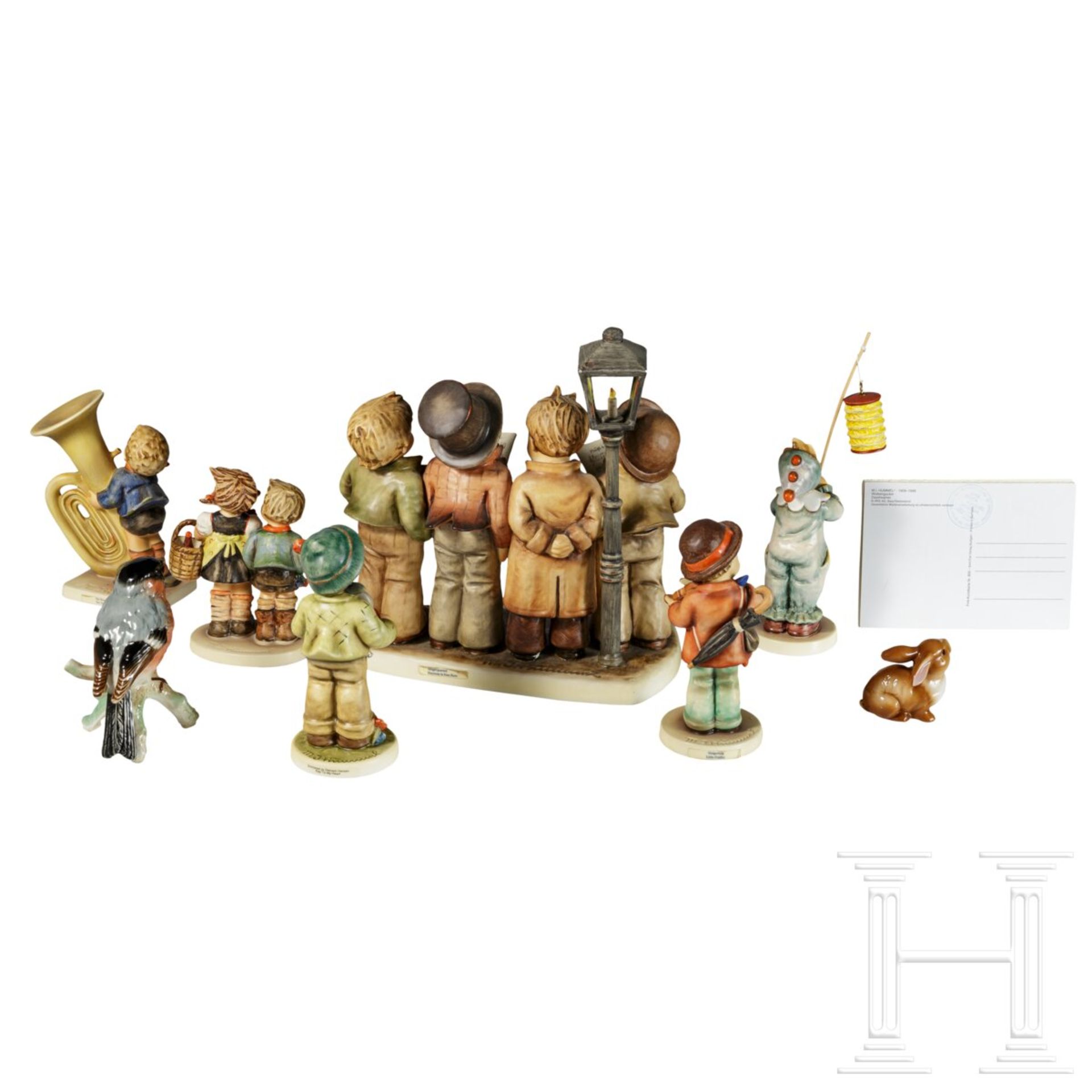 Acht Goebel-Figuren, mit der Jahresfigur "Sängerquartett" aus der Century-Collection-Serie von 1989  - Bild 2 aus 7