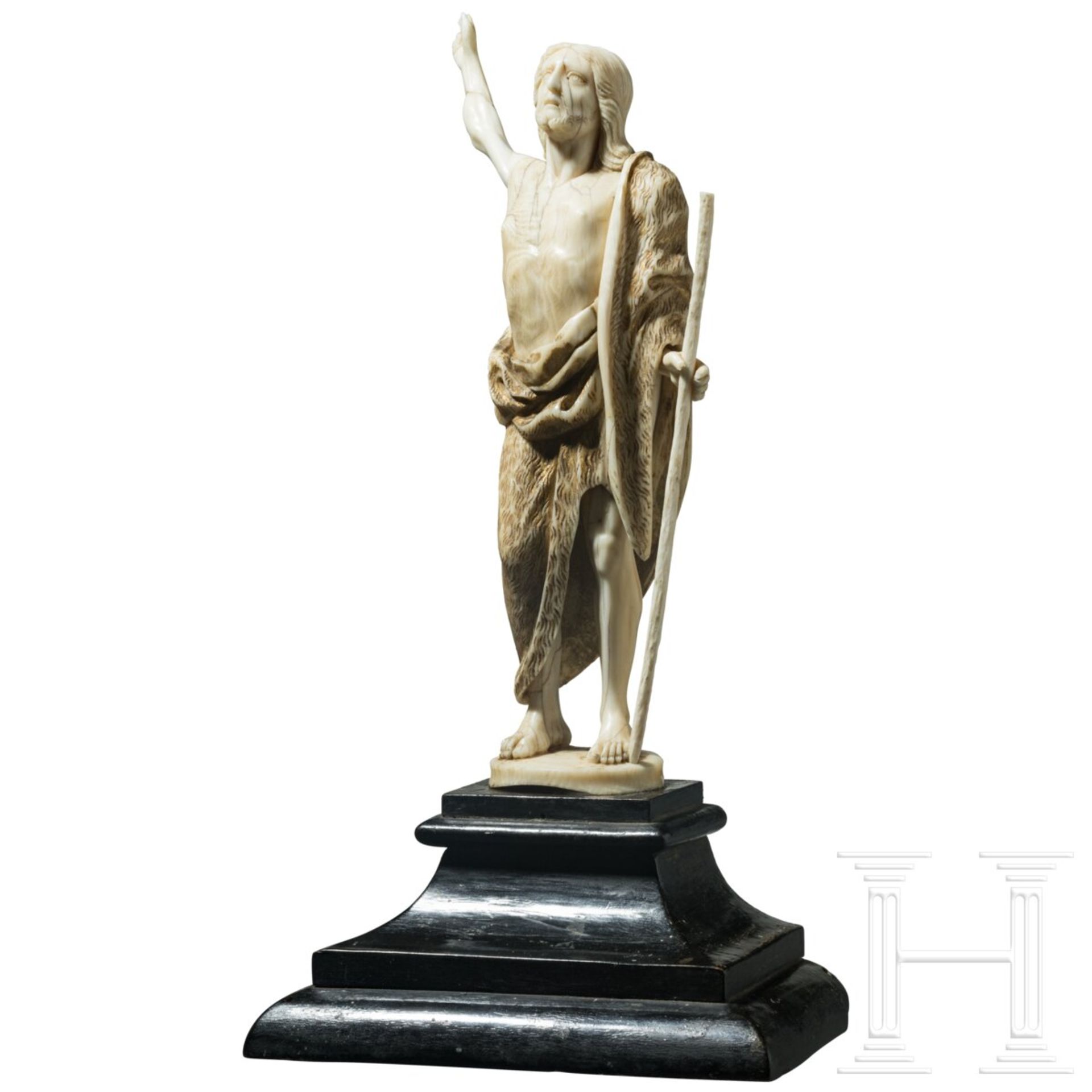 Christusfigur aus Elfenbein, 19. Jhdt.  - Bild 2 aus 5