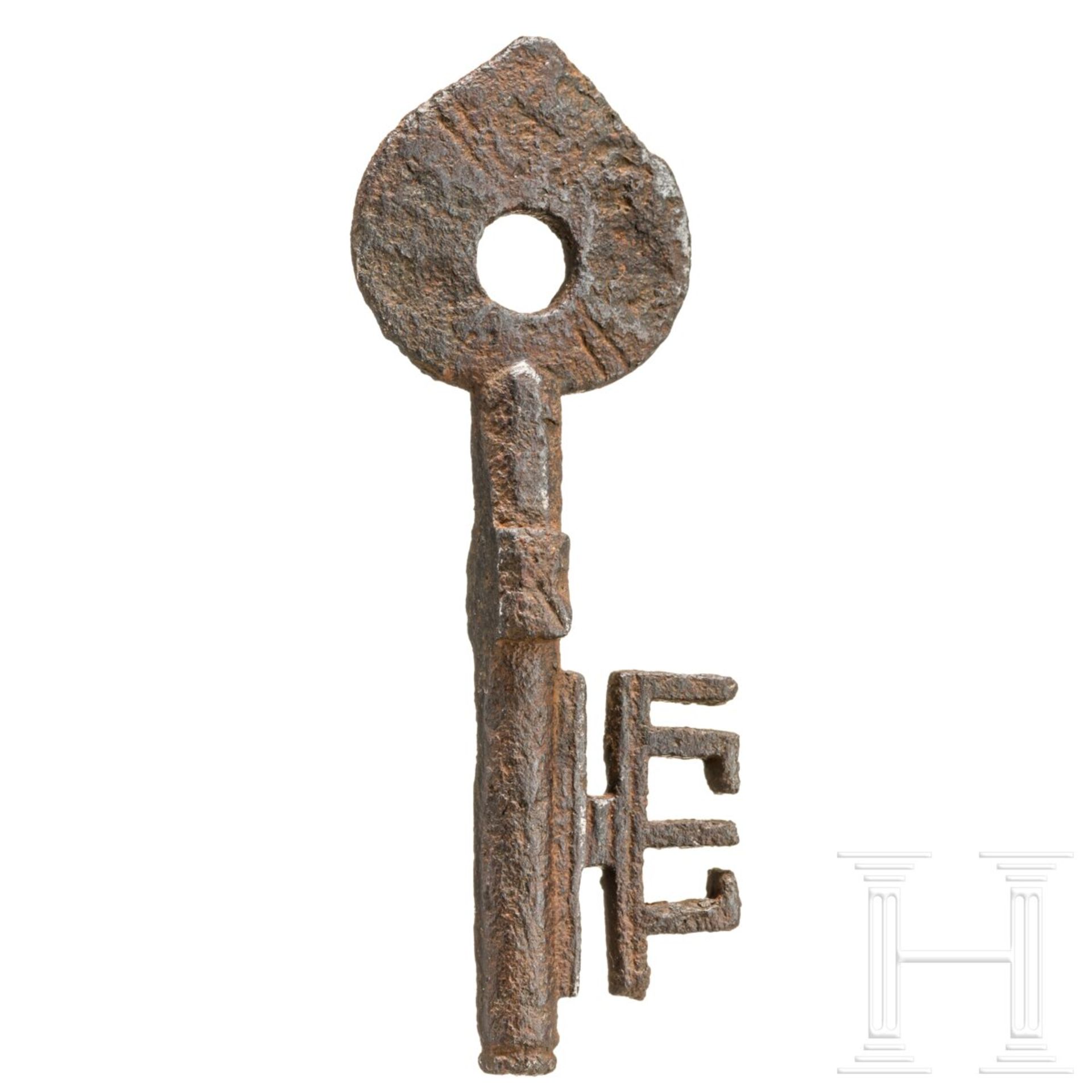 Gotischer Schlüssel, Frankreich, 15. Jhdt.  - Bild 2 aus 3