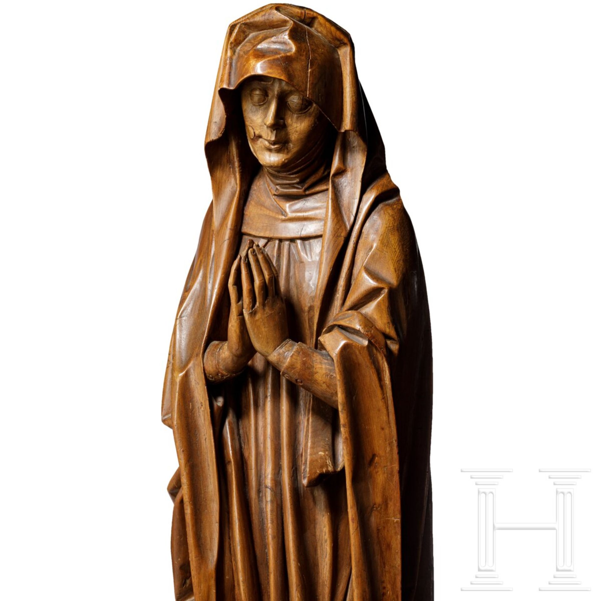 Betende Madonna, rheinisch, um 1500 - Image 4 of 6