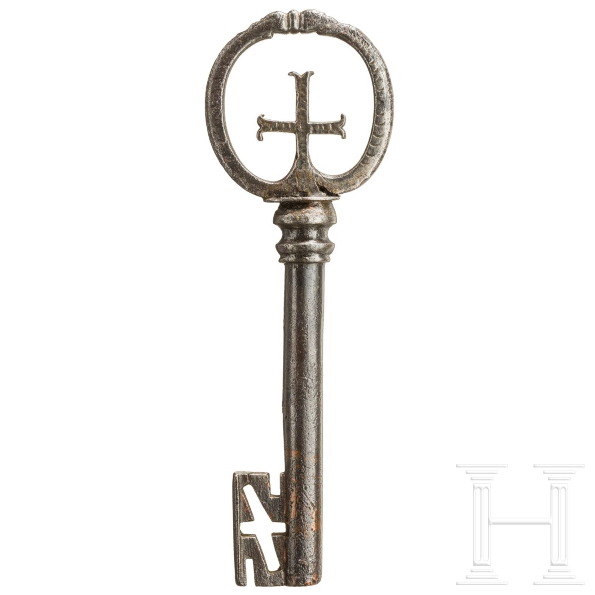 Barocker Hohldornschlüssel, süddeutsch, 17. Jhdt. - Bild 2 aus 3