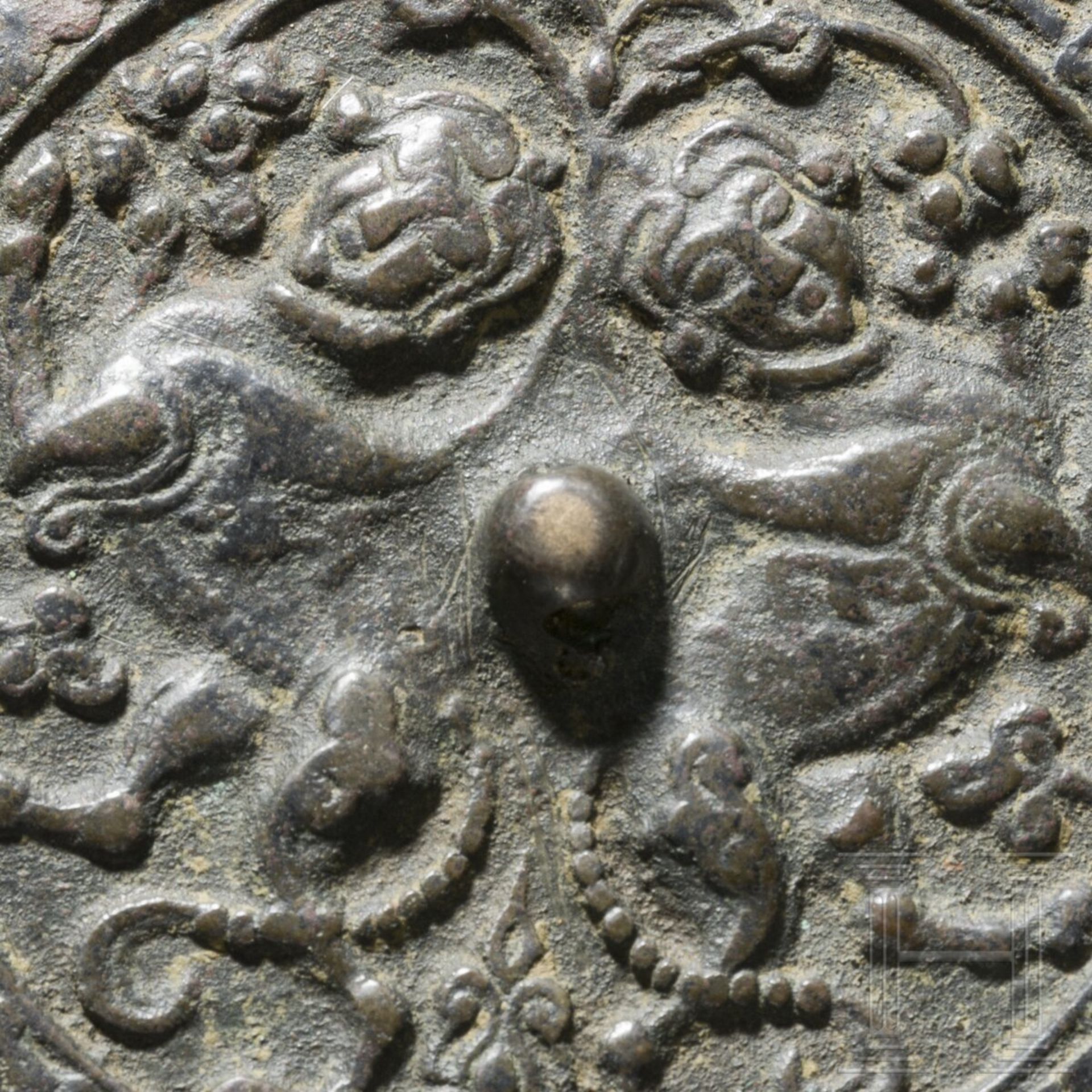 Bronzespiegel, ghaznavidisch, 9. Jhdt. - Bild 2 aus 2