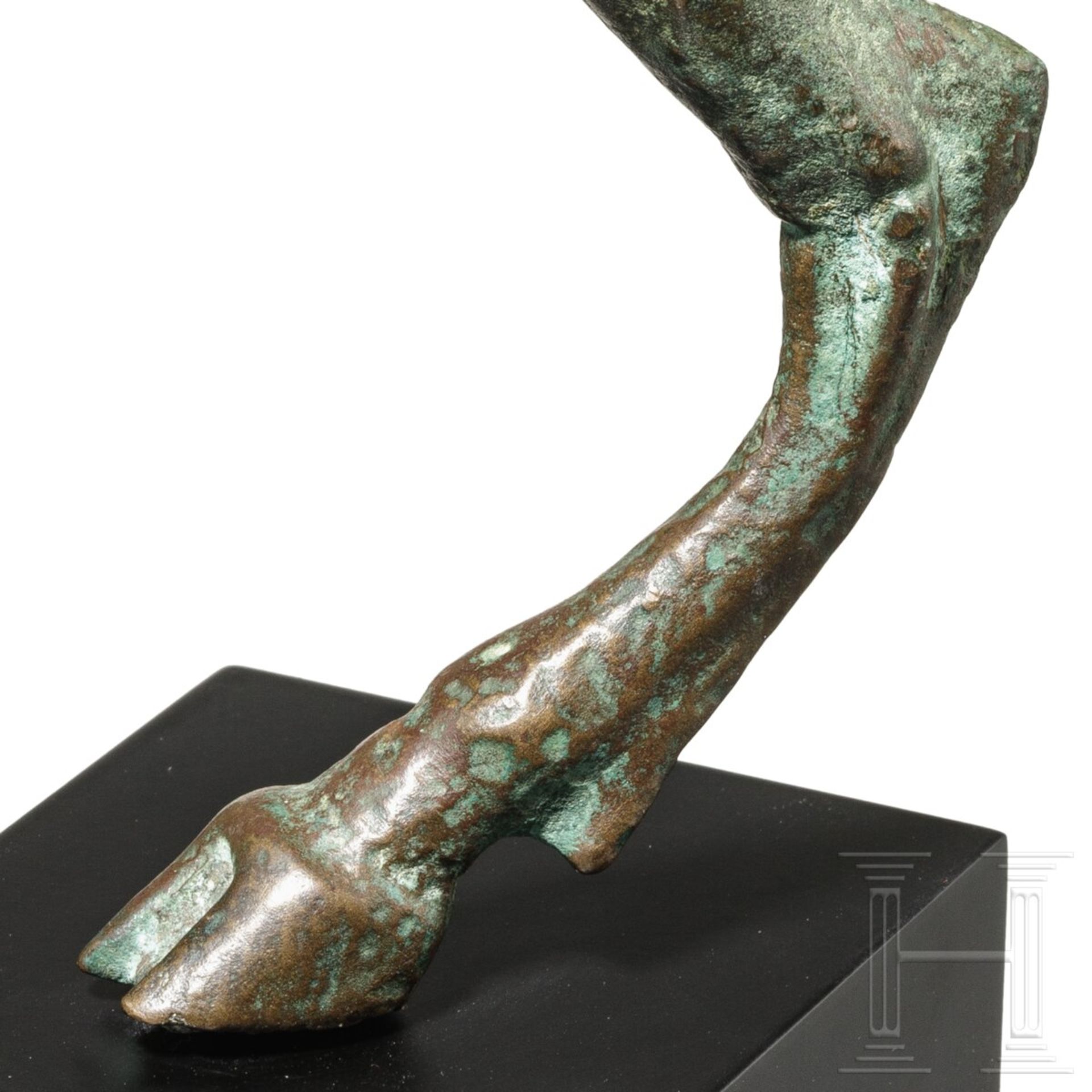 Großes Bronze-Bein des Pan, 2. Jhdt. n. Chr. - Bild 5 aus 5