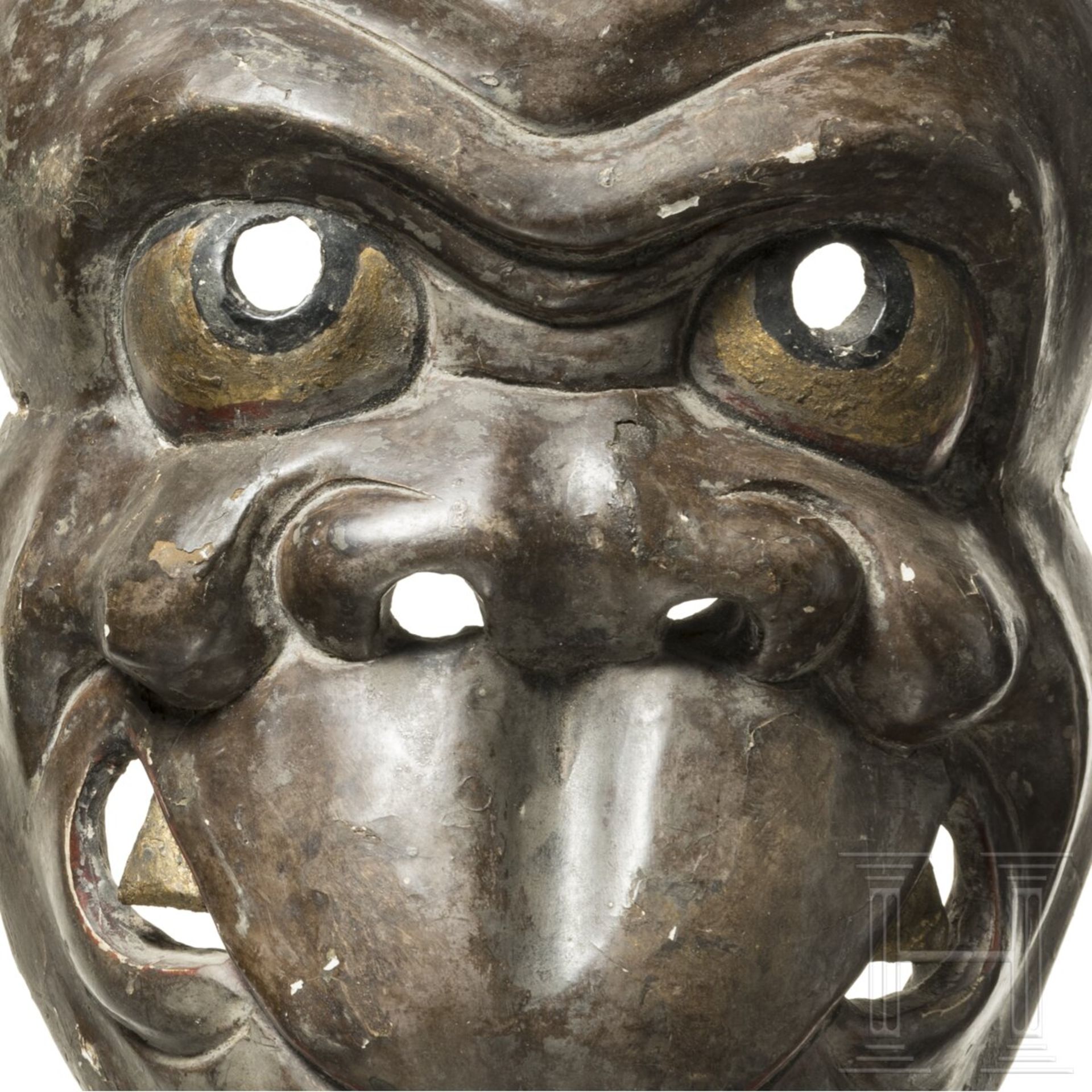 Zwei N?-Masken, Japan, 19./20. Jhdt. - Image 6 of 6