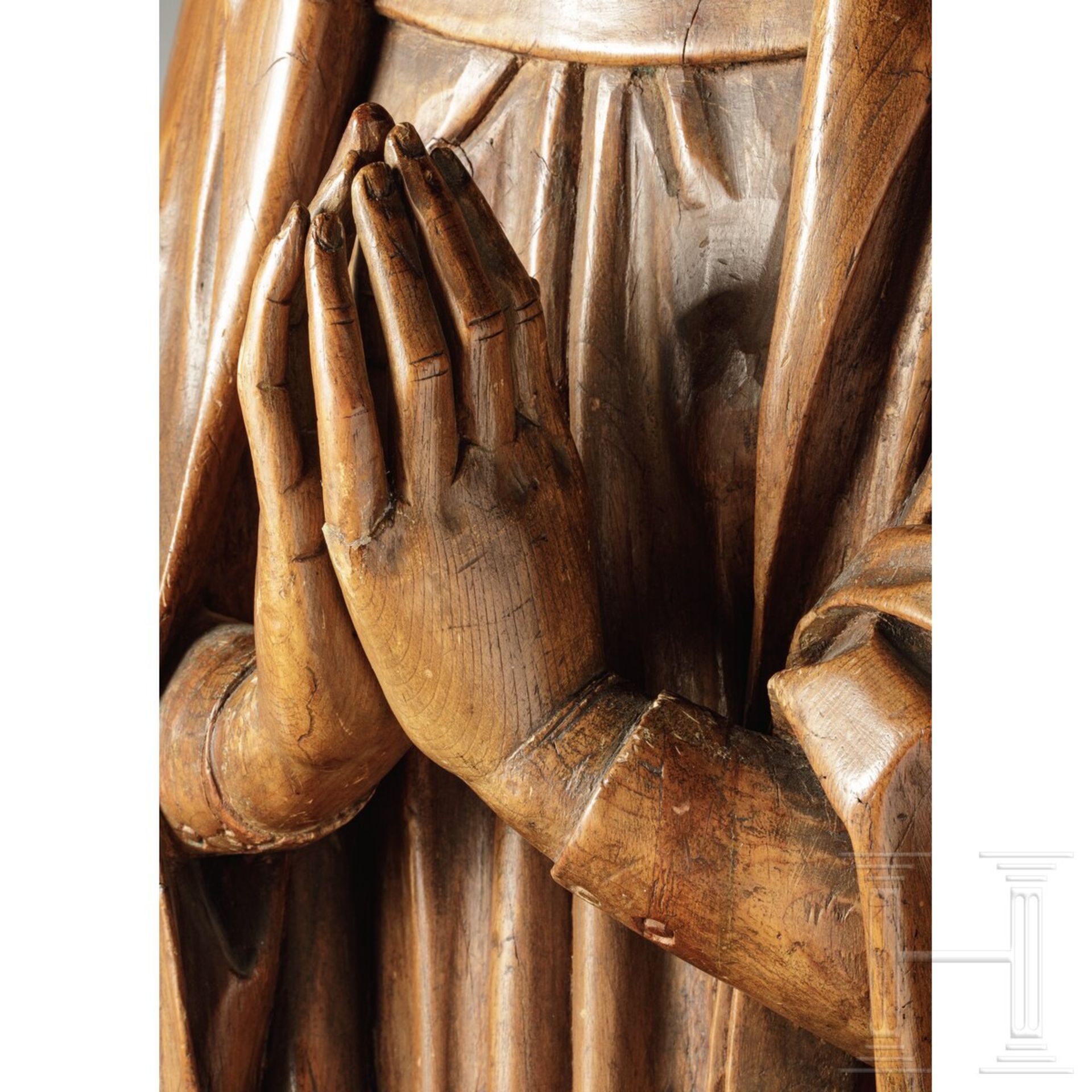 Betende Madonna, rheinisch, um 1500 - Image 6 of 6