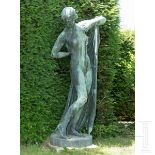 Ferdinand Lepcke (1866 - 1909) - lebensgroße Bronzeplastik "Phryne"