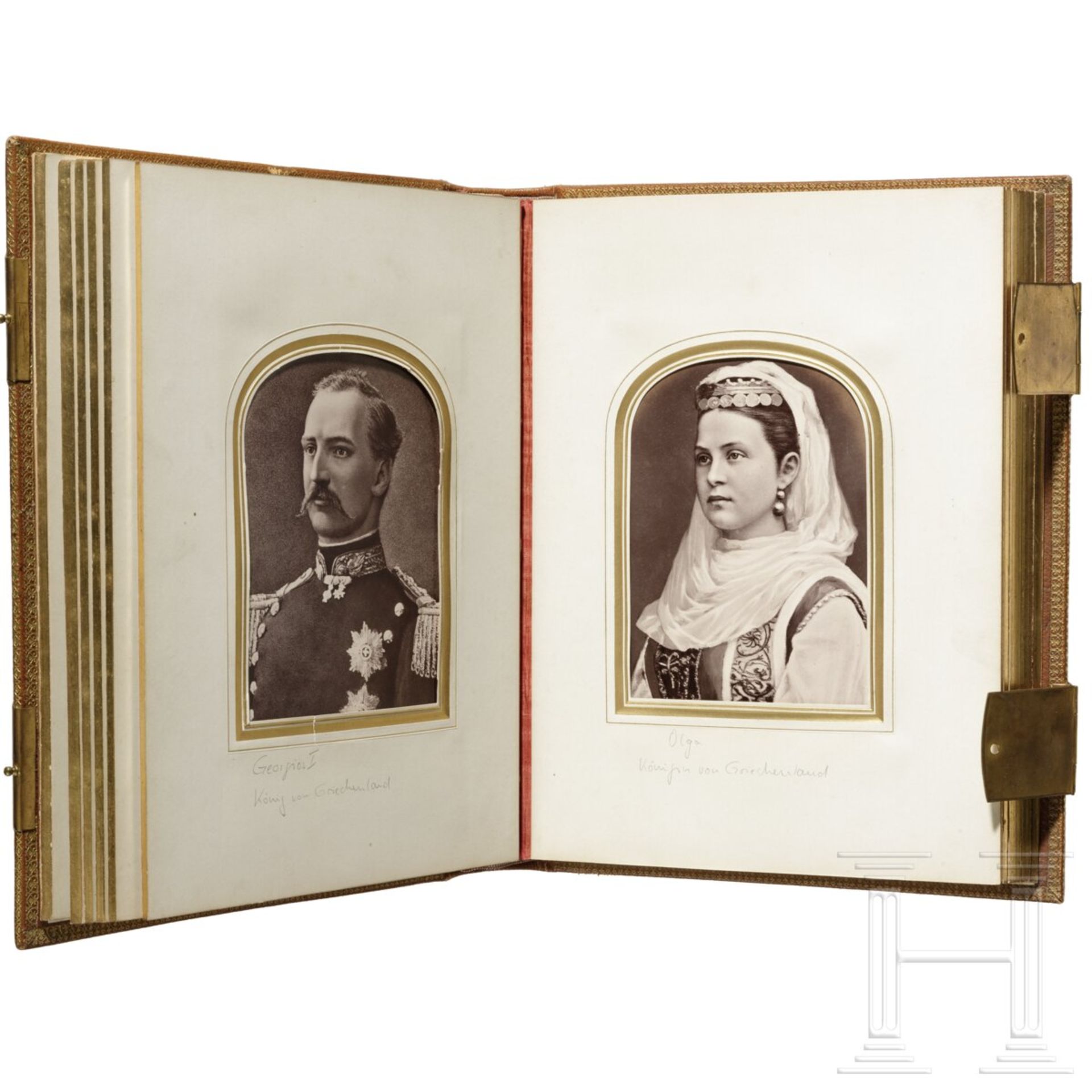 Kaiserin Elisabeth von Österreich - Fotoalbum mit Persönlichkeiten des 19. Jhdts. - Image 10 of 19