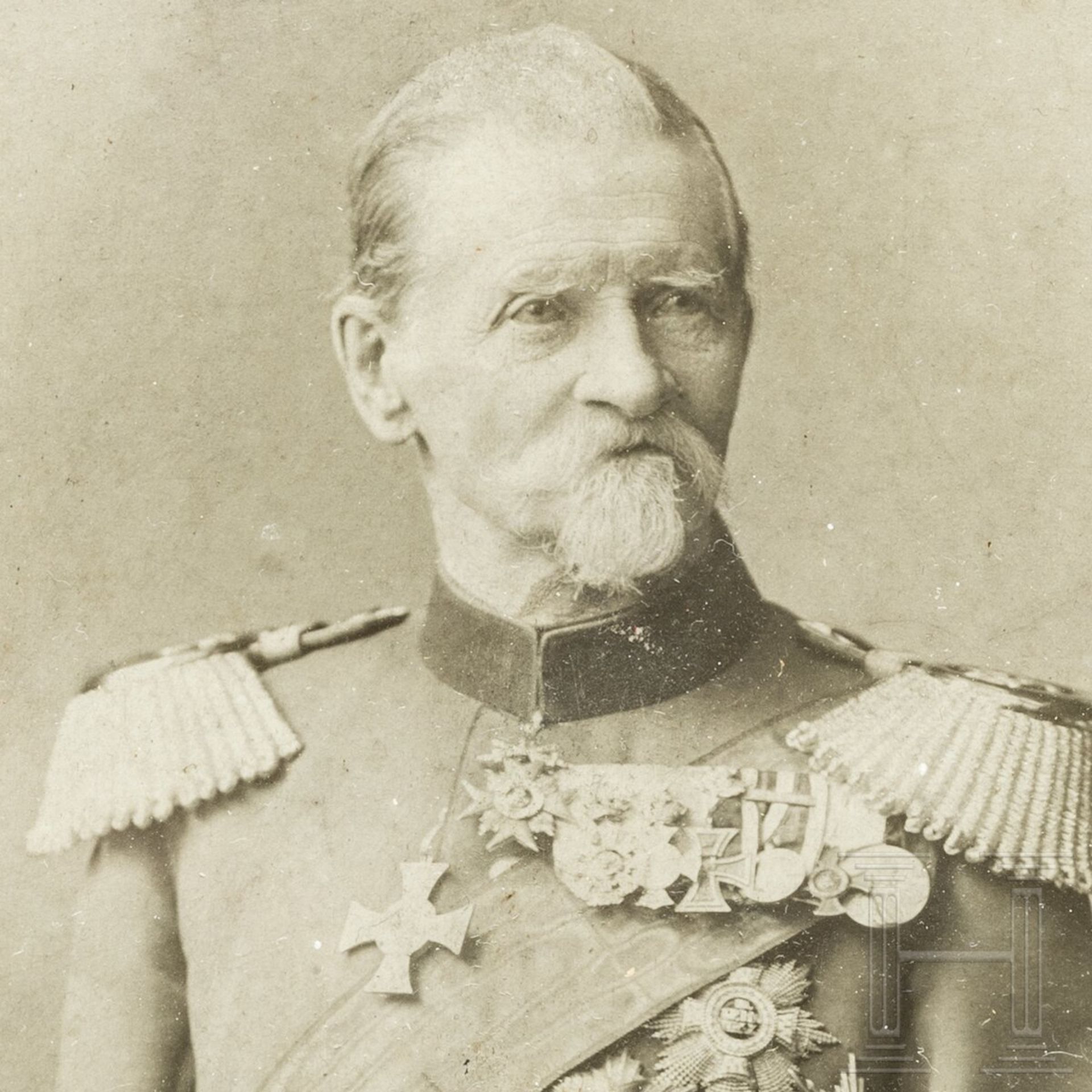 Maximilian Graf Verri della Bosia (1824 - 1909), Generalkapitän der Leibgarde der Hartschiere - Port - Image 14 of 14