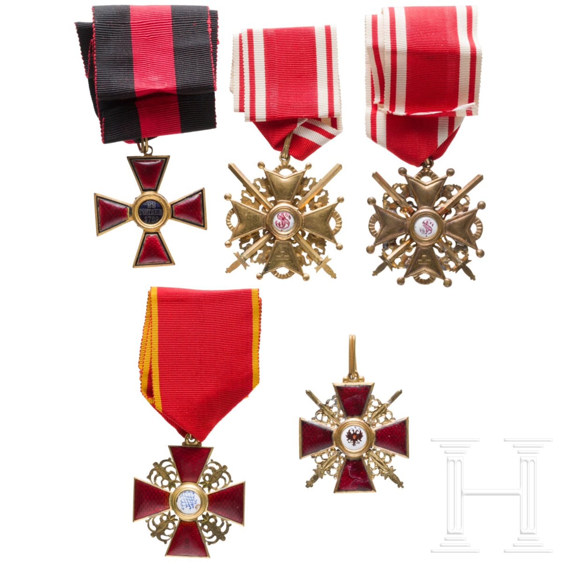 Fünf Orden, Russland, provisorische Regierung, um 1917 - Image 2 of 13
