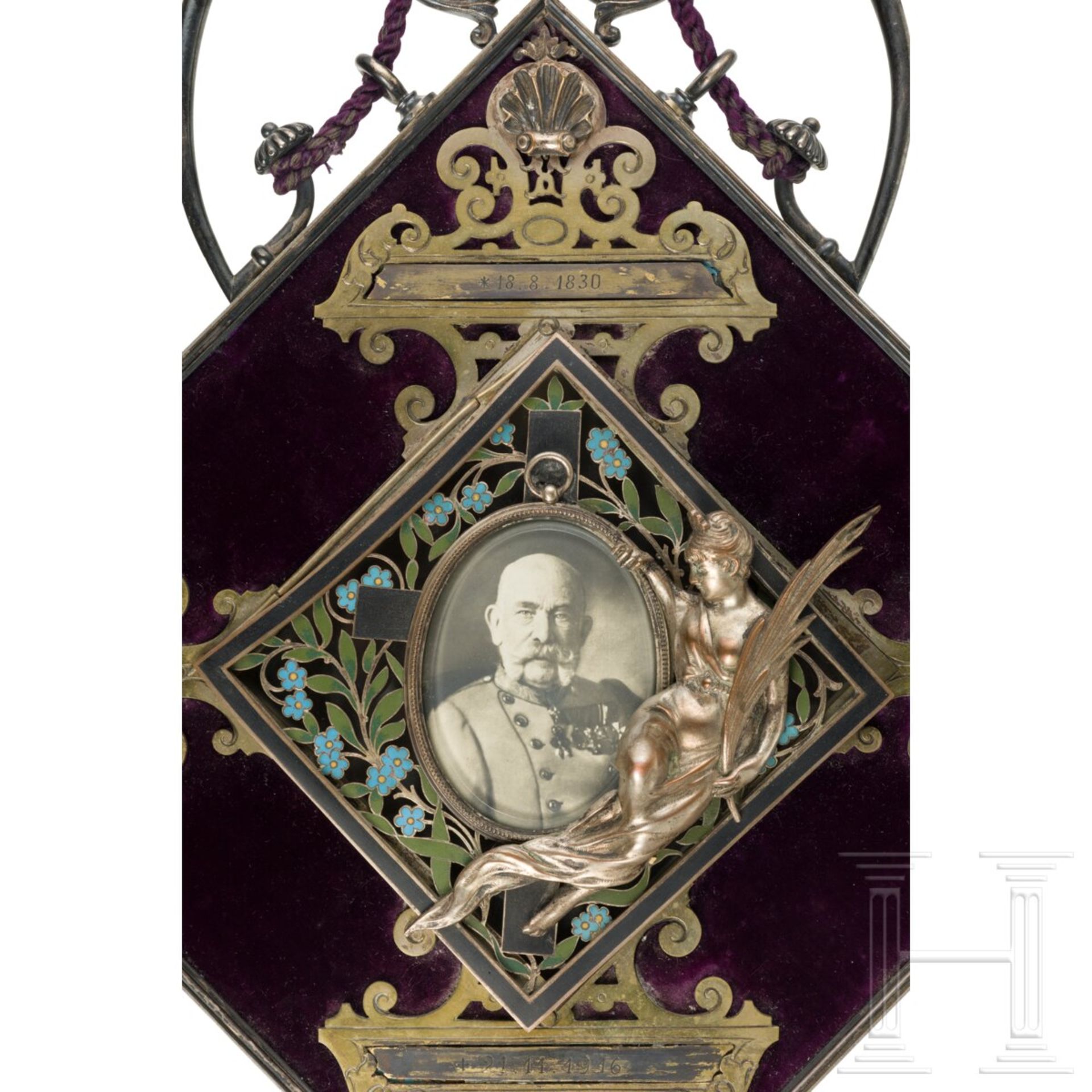 Erzherzogin Marie Valerie von Österreich - Erinnerungsschrein an ihre Eltern, gefertigt vom k.u.k. H - Image 4 of 11